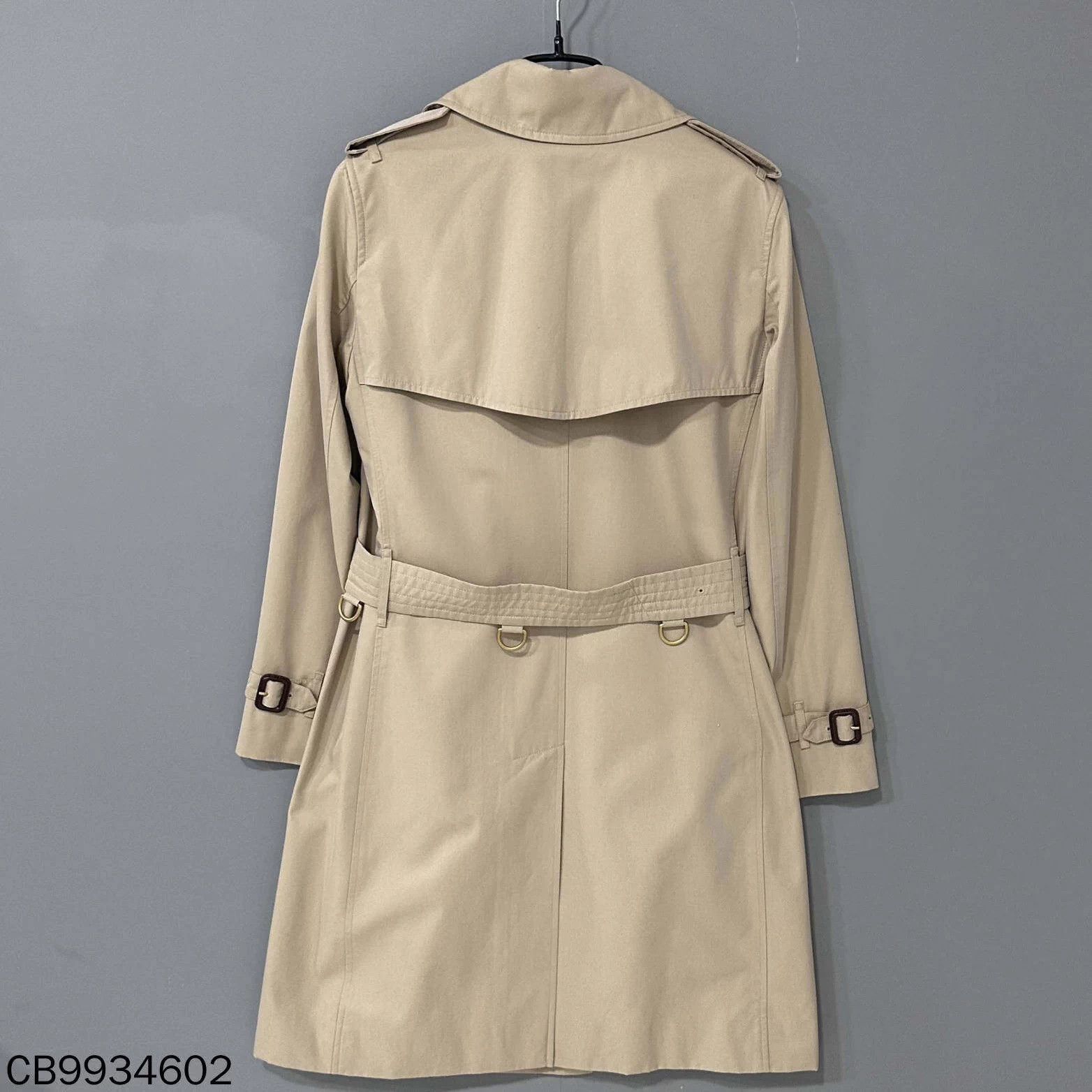Burberry Burberry women's khaki check trench coat UK4 Size XS / US 0-2 / IT 36-38 - 3 Thumbnail