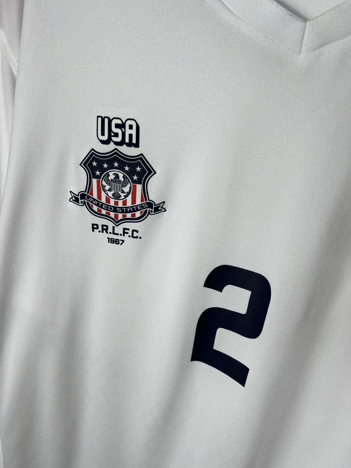 Polo Ralph Lauren Vintage Polo Ralph Lauren USA Football Club Soccer T-shirt Size US XL / EU 56 / 4 - 5 Thumbnail