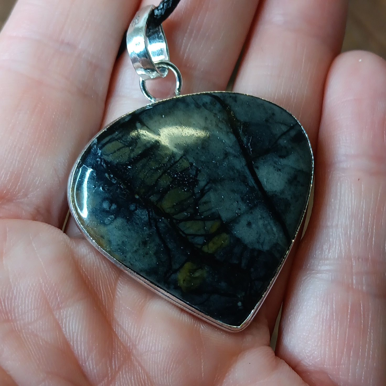 Other Picasso Jasper gemstone pendant necklace Size ONE SIZE - 5 Thumbnail