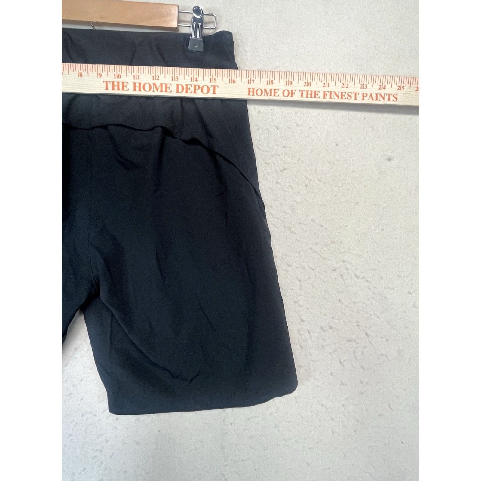 Vintage Baleaf Sports Bermuda Shorts Mens L Black Athletic Shorts Tie Elastic Waist Flat Front Regular Cotton Sports Mens Size US 33 - 3 Thumbnail