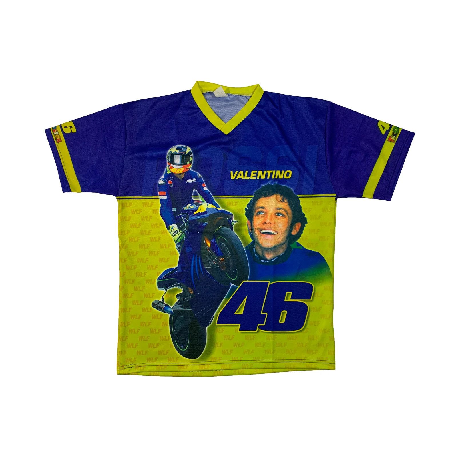 Vintage Vintage Valentino Rossi Jersey T-shirt 46 The Doctor Racing Size US XL / EU 56 / 4 - 1 Thumbnail