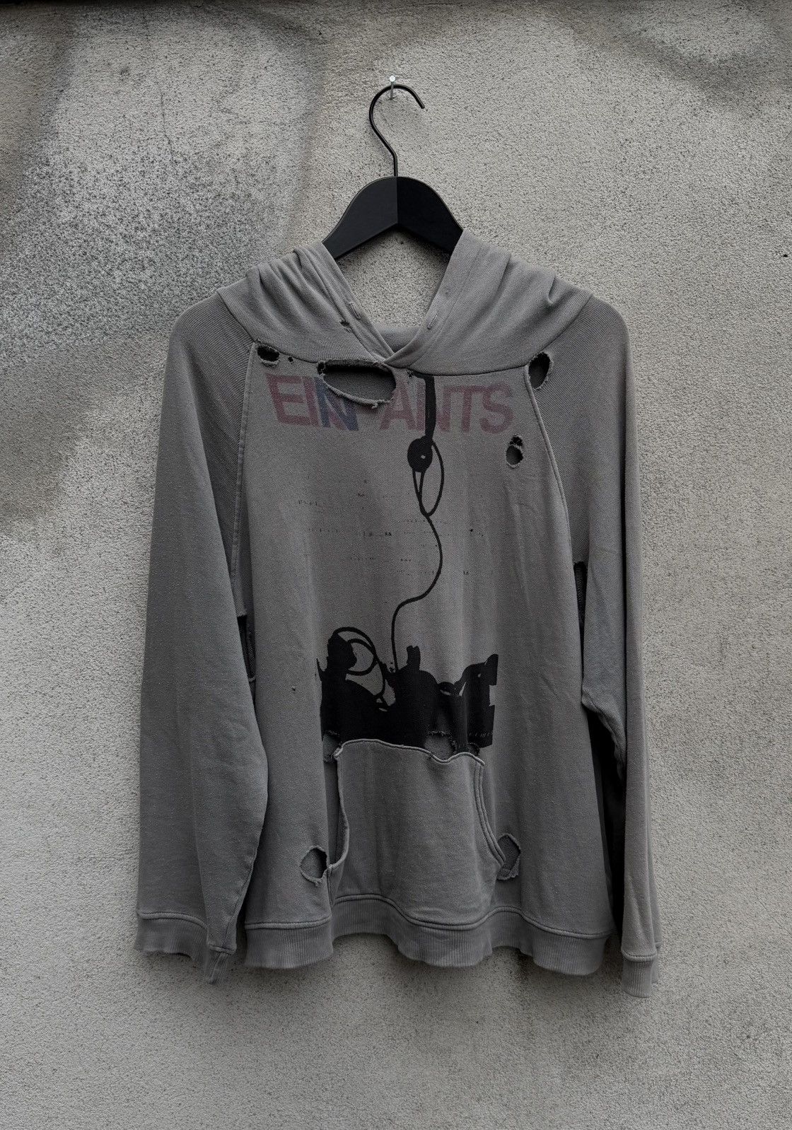 Enfants Riches Deprimes ERD FORGET TO ANSWER SHRUNKEN LIGHT WEIGHT HOODIE!! RARE!! Size US XXL / EU 58 / 5 - 1 Thumbnail