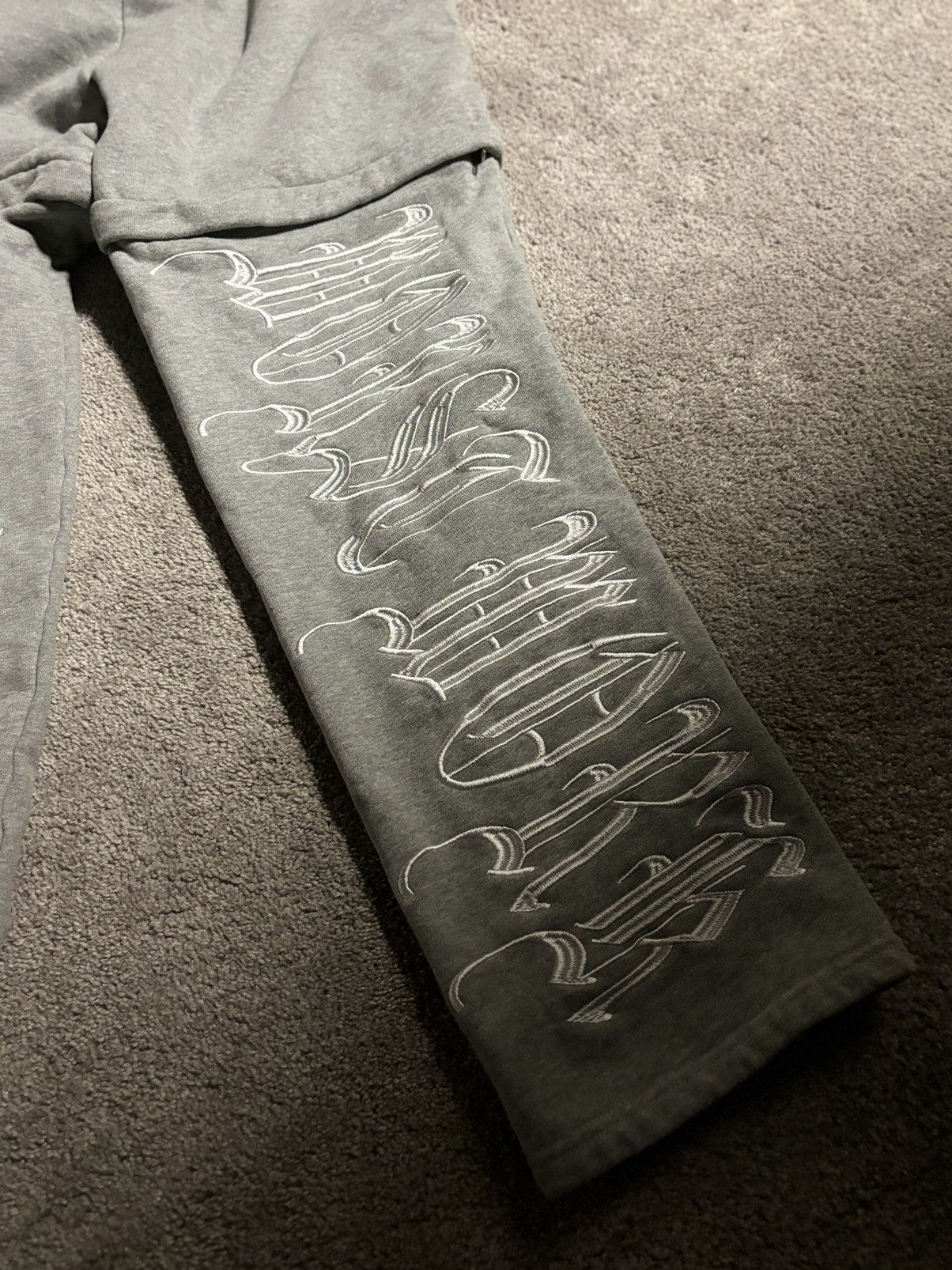 Other UK World Wide Worst Work Grey Sweatpants Size Medium Size US 30 / EU 46 - 3 Thumbnail