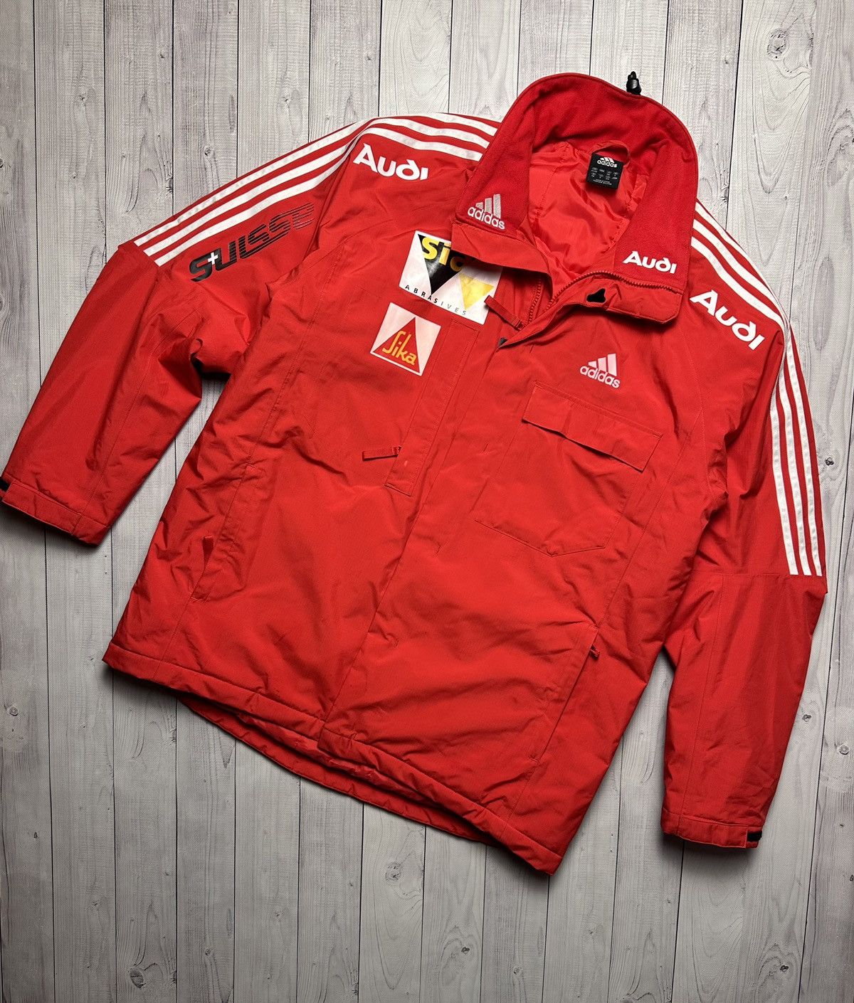 Adidas Audi x Adidas Ski Suit Suisse Size US XL / EU 56 / 4 - 2 Thumbnail