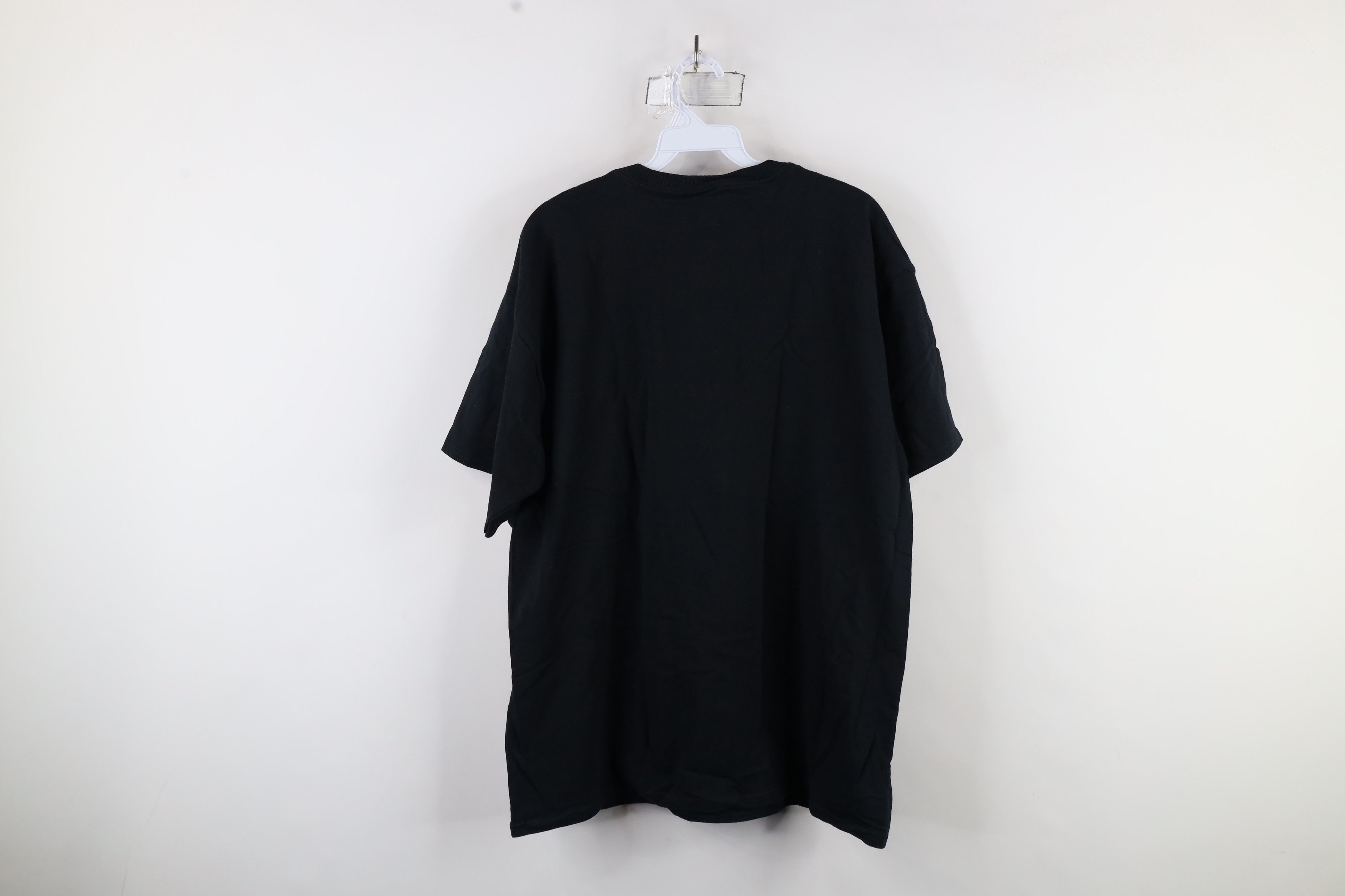 Vintage Vintage 90s Streetwear Heavyweight Cotton T-Shirt Black Size US L / EU 52-54 / 3 - 7 Thumbnail