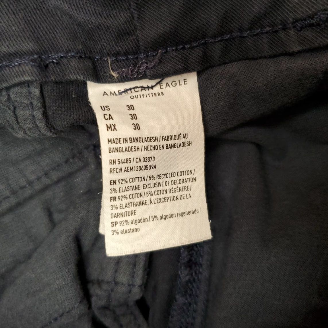 American Eagle Outfitters VINTAGE American Eagle Shorts Mens 30 Blue Stretch Flex Chino Classic Comfort Cargo Casual Size US 30 / EU 46 - 5 Thumbnail