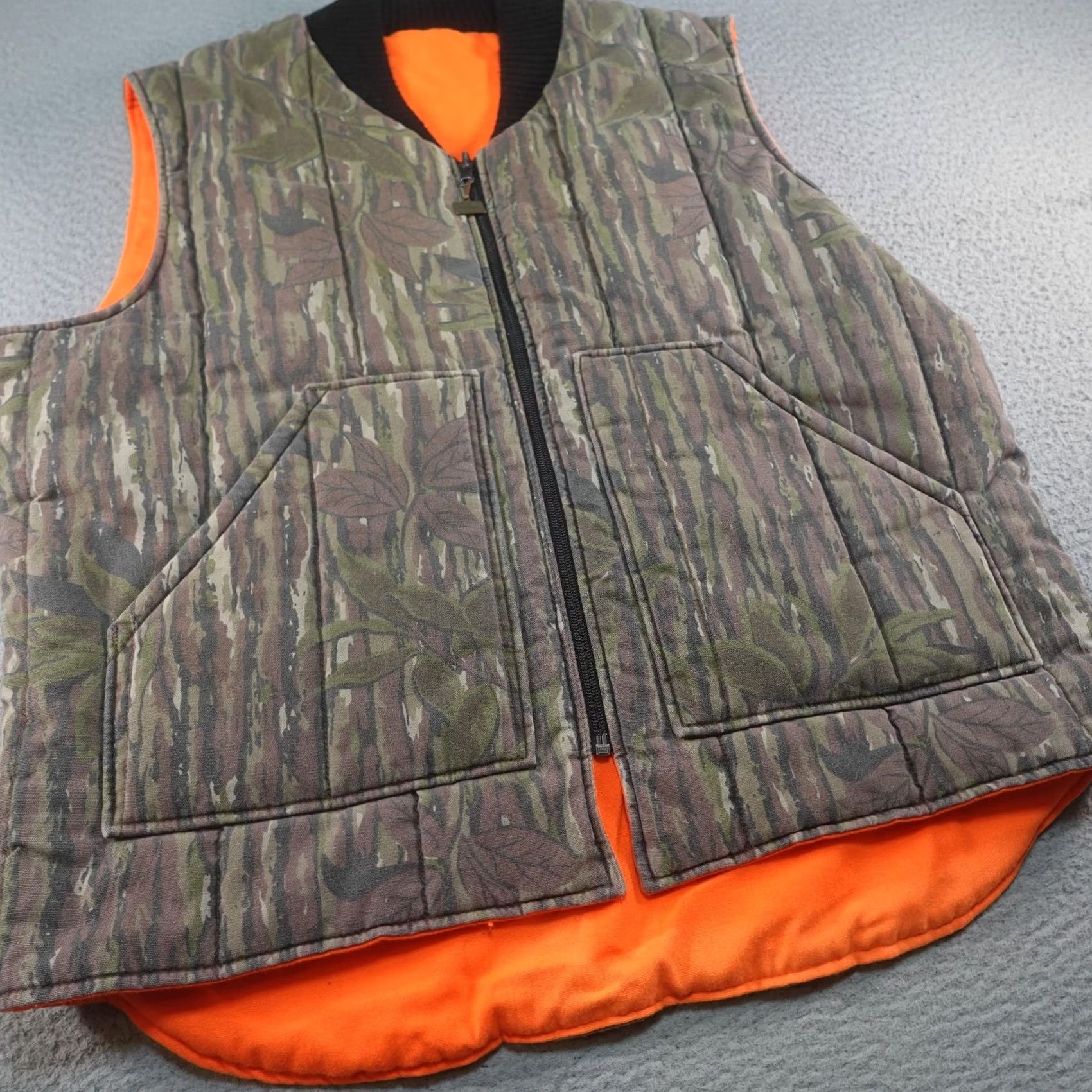 Walls VINTAGE Walls Blizzard-Pruf Insulated Reversible Camouflage Vest Mens XL Brown Size US XL / EU 56 / 4 - 4 Thumbnail