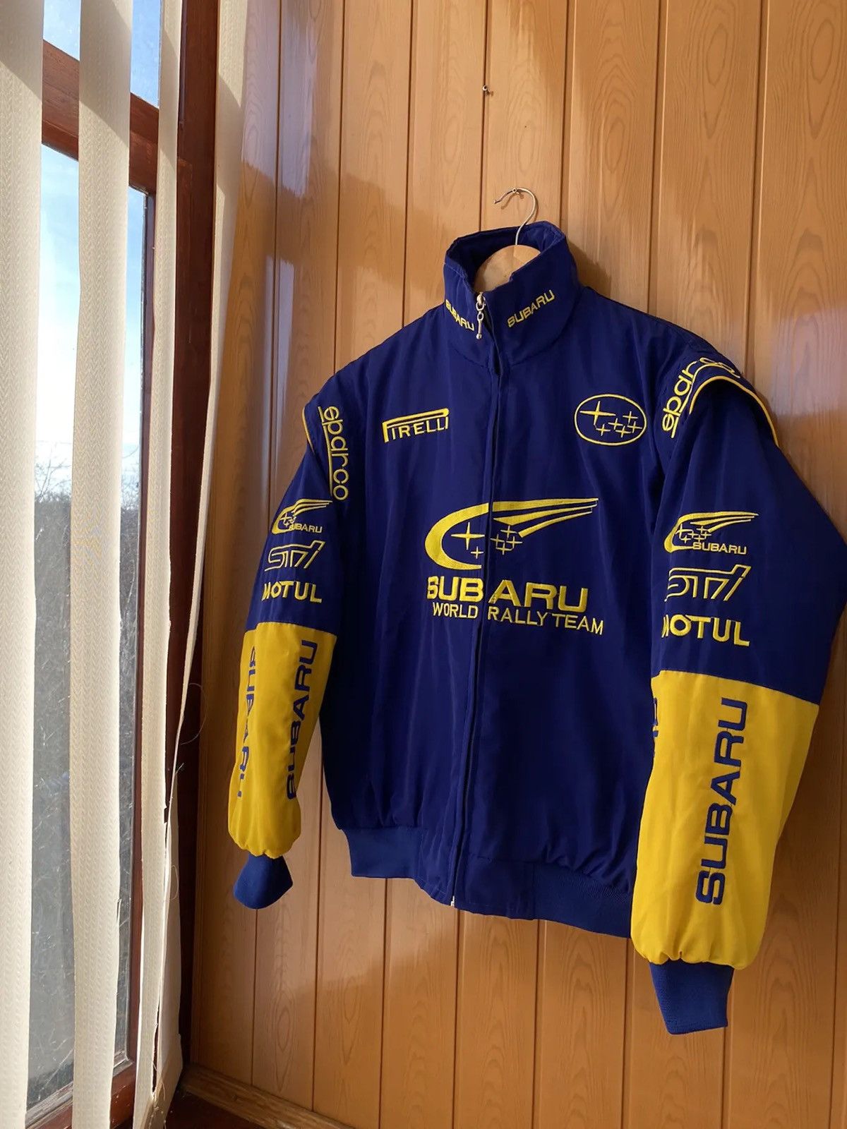 Vintage Subaru STI World Rally Team WRC Racing Jacket