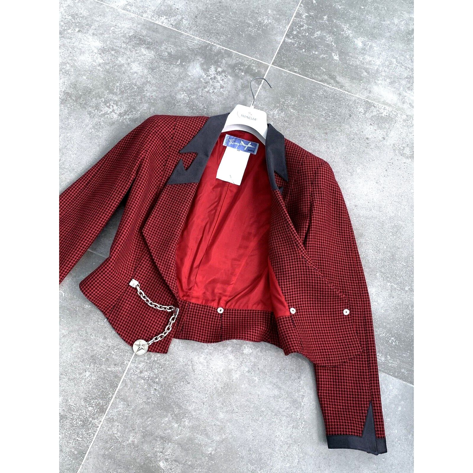 Designer × Thierry Mugler Women's THIERRY MUGLER PARIS Blazer Jacket EU 38 UK 10 S M Size M / US 6-8 / IT 42-44 - 4 Thumbnail