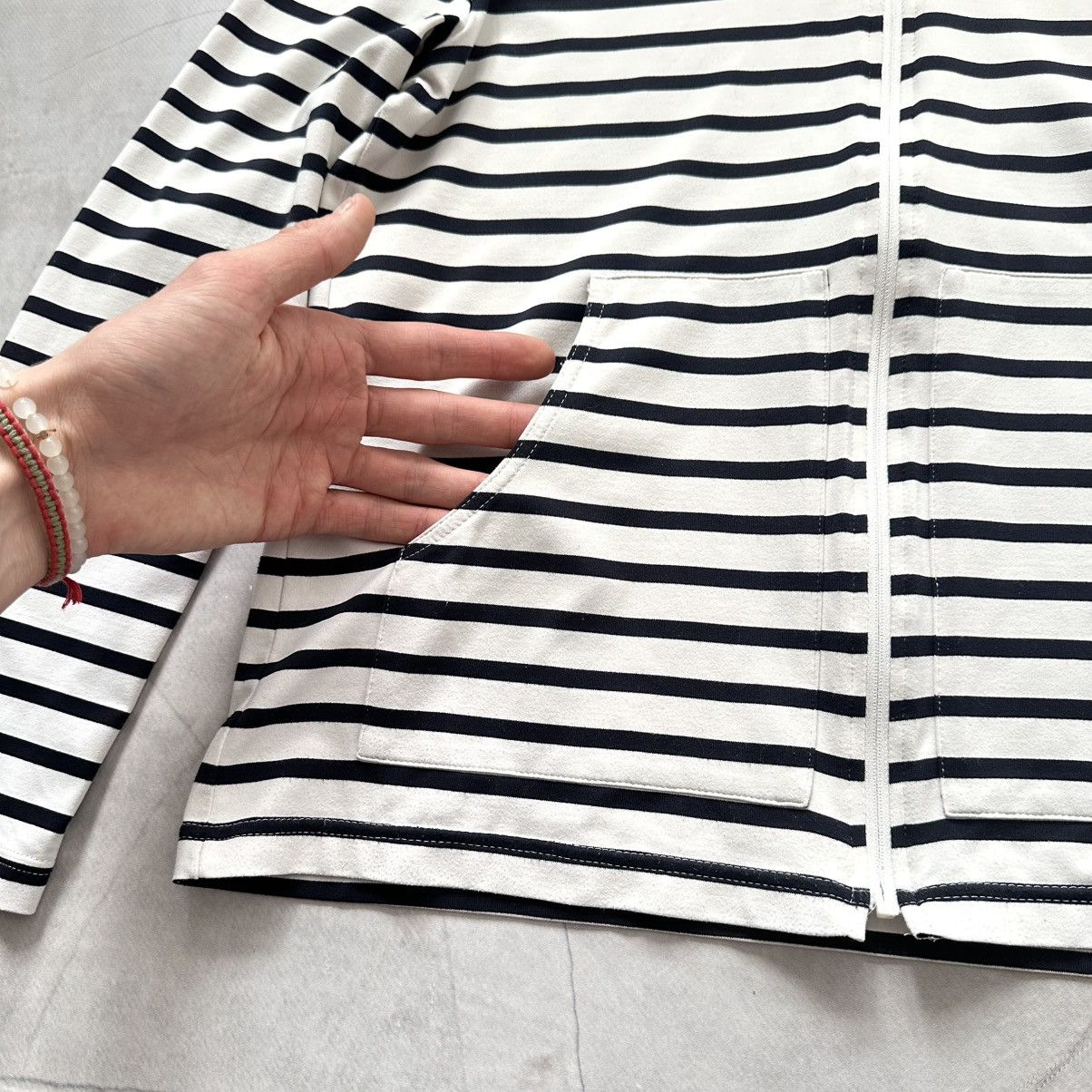Hysteric Glamour Saint James Rare Striped Hoodie Guess Asap Rocky Style Size S / US 4 / IT 40 - 6 Thumbnail