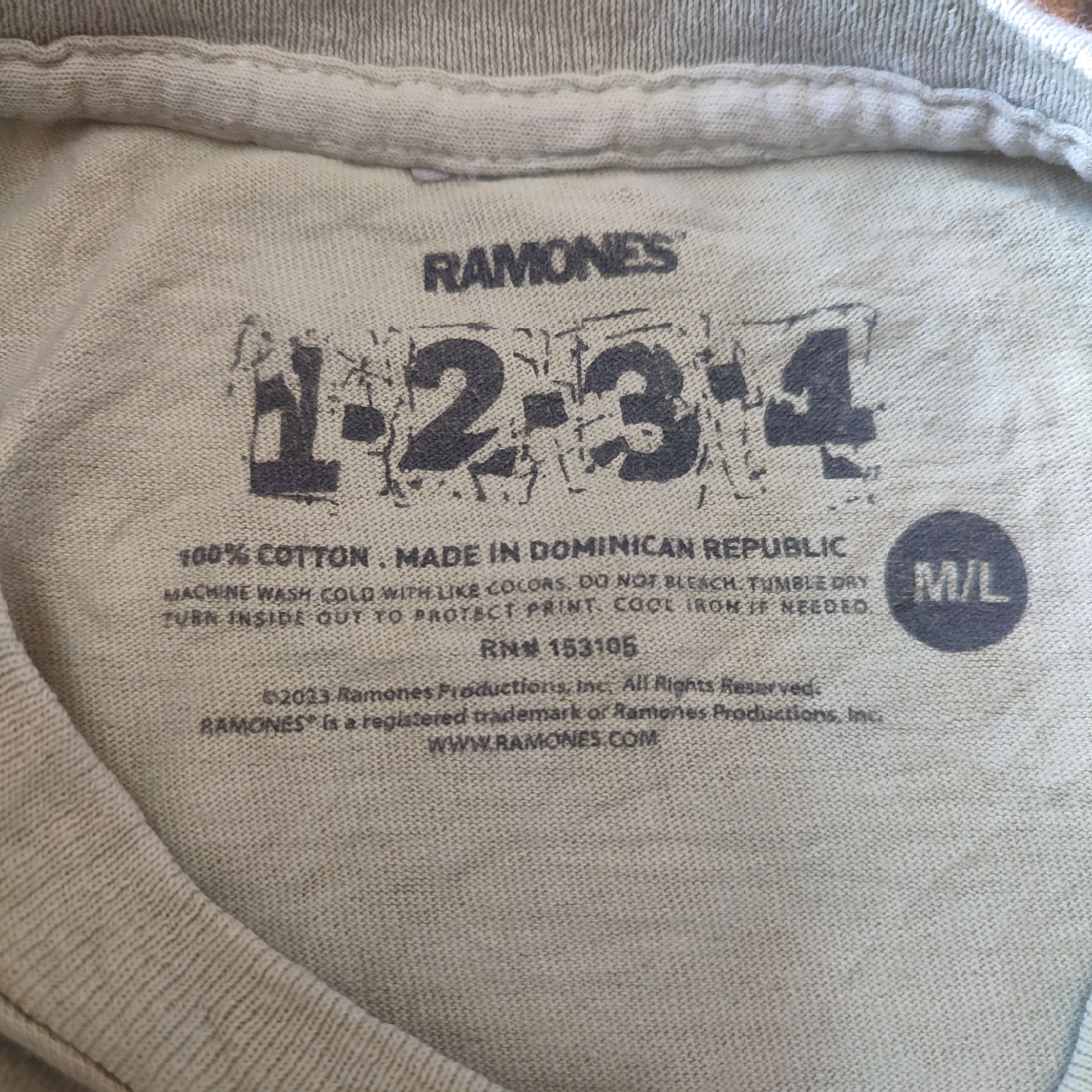 Band Tees × Vintage RAMONES T SHIRT Size US L / EU 52-54 / 3 - 5 Thumbnail