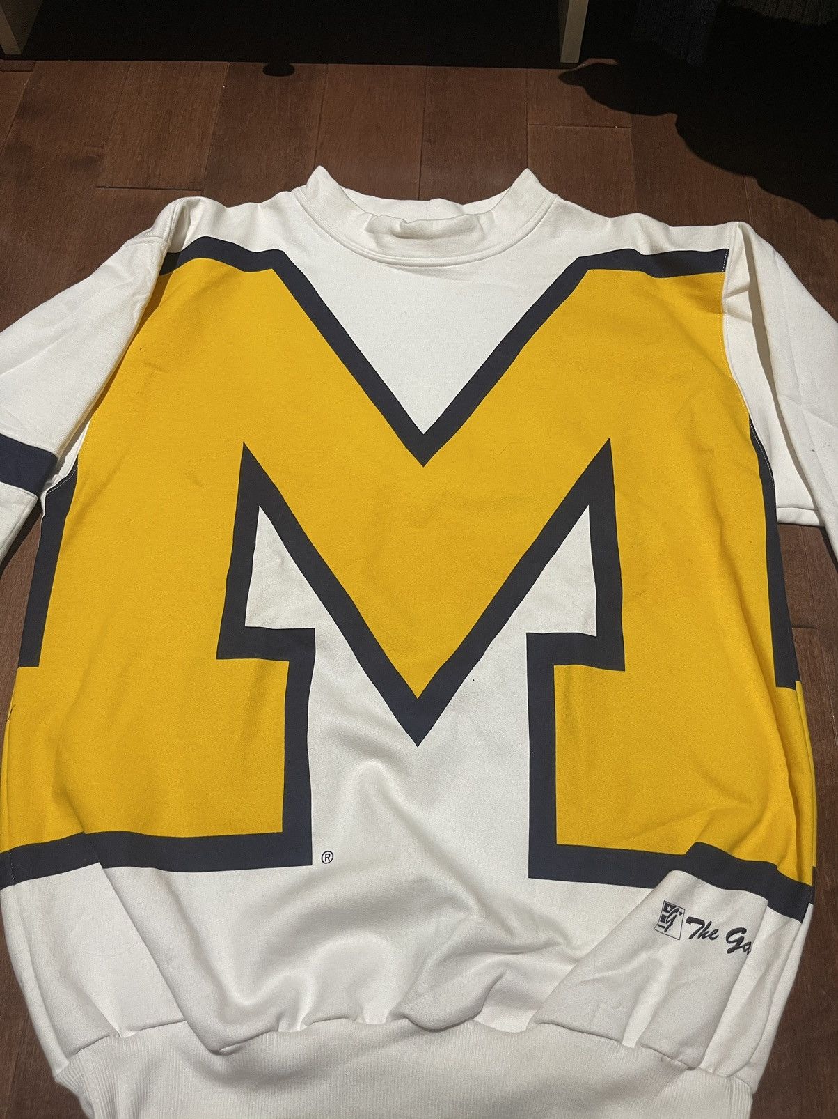 The Game Vintage University of Michigan Wolverines Mock Neck Size US L / EU 52-54 / 3 - 4 Thumbnail