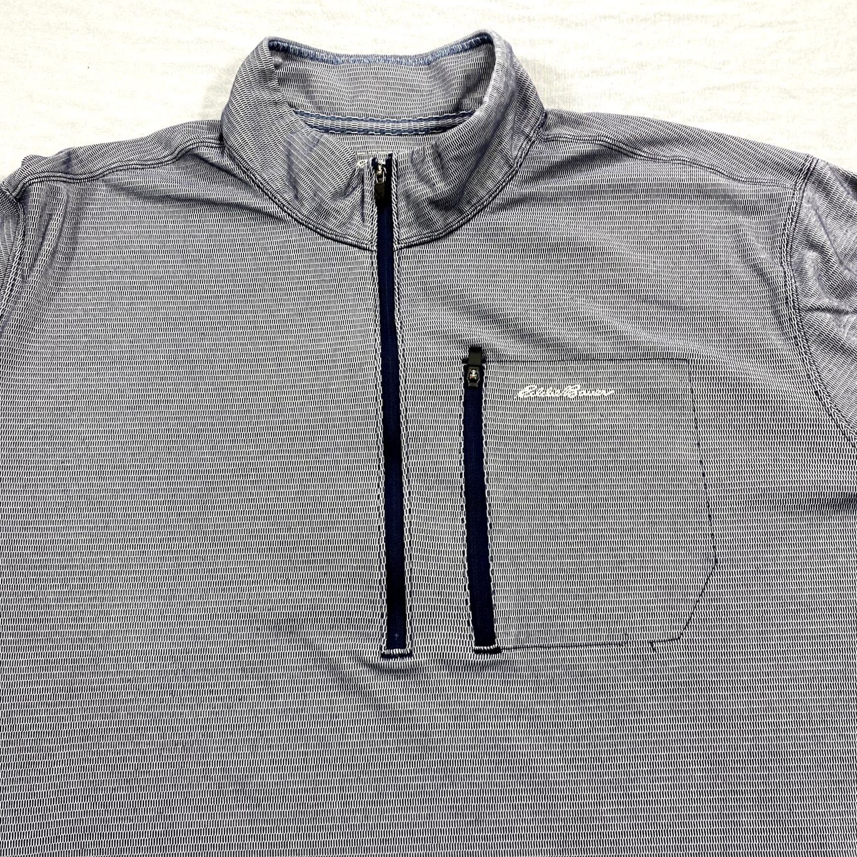 Eddie Bauer Eddie Bauer Shirt Mens 2XL Gray Blue Travex 1/4 Zip Pullover Lightweight Outdoor Size US XXL / EU 58 / 5 - 5 Thumbnail