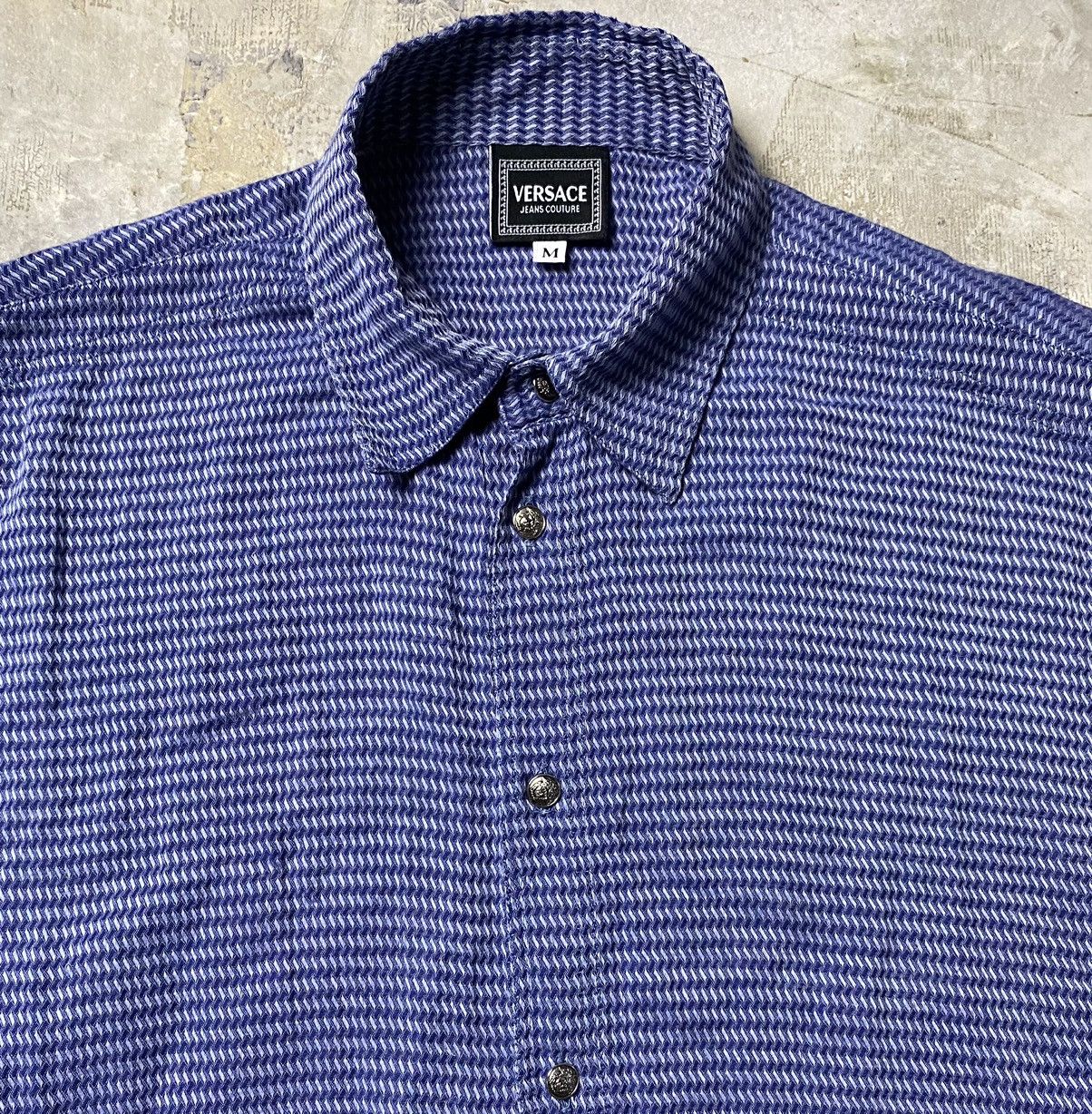Versace Jeans Couture Versace Patterned Oversized Shirt Size US M / EU 48-50 / 2 - 2 Thumbnail