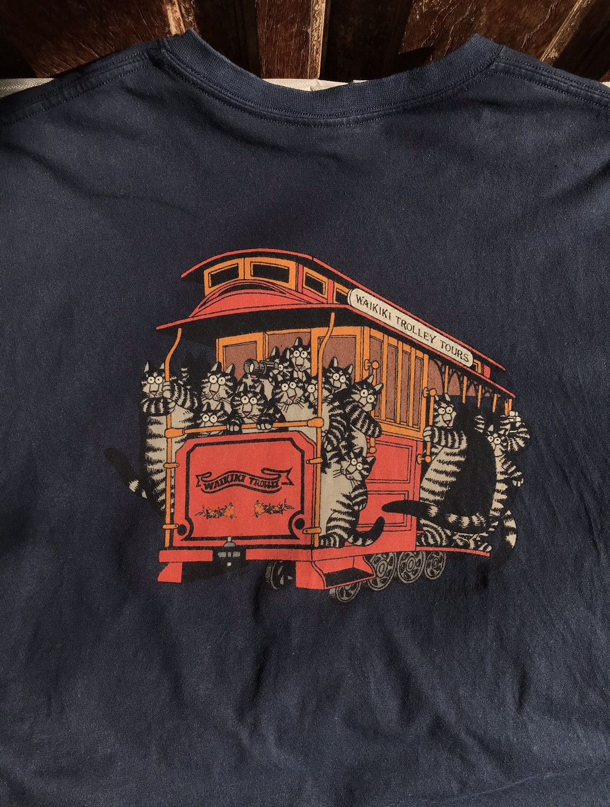 Vintage Waikiki Trolley Tours Kliban Cats Size US L / EU 52-54 / 3 - 3 Thumbnail