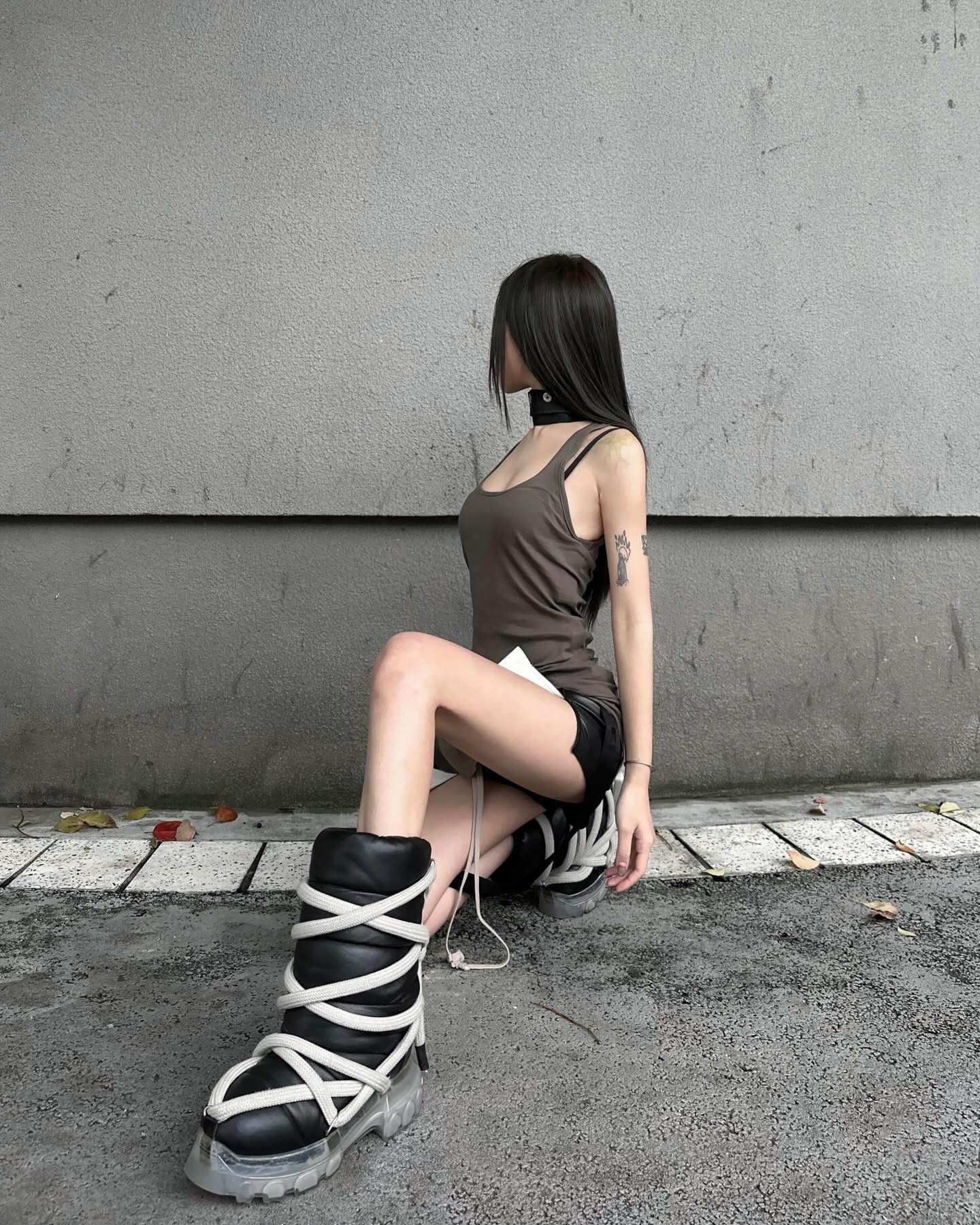 Rick Owens WOMENS LUNAR TRACTOR JUMBO MEGALACE BOOTS FW23 Rick Owens WOMENS LUNAR TRACTOR JUMBO MEGALACE BOOTS FW23