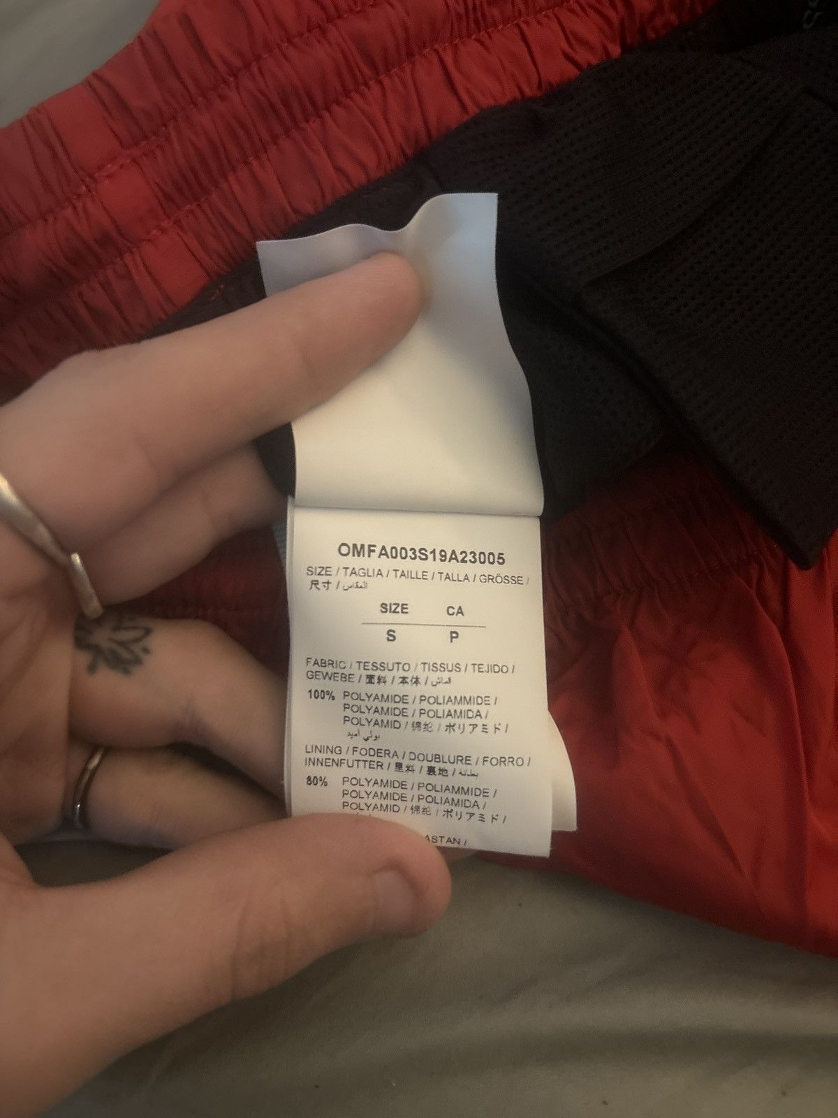 Off-White Off-White mona lisa swim trunks/athletic shorts Size US 31 - 5 Thumbnail