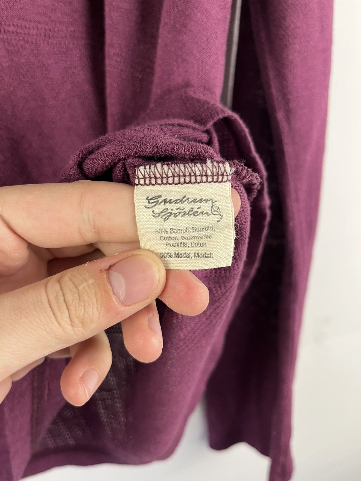 Gudrun Sjoden Gudrun Sjoden Solid Cotton Sweater Jumper Size L / US 10 / IT 46 - 8 Thumbnail