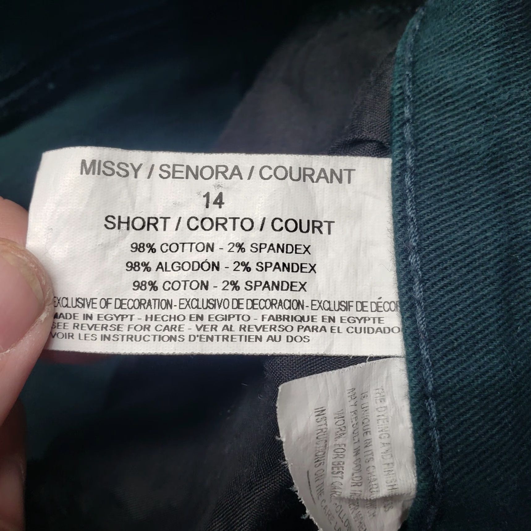 Gloria Vanderbilt Gloria Vanderbilt Amanda Pants Women Adult Size 14 Cotton Blend Denim Brown Stretch casual He pants 14 Womens Size 36" / US 14 / IT 50 - 5 Thumbnail