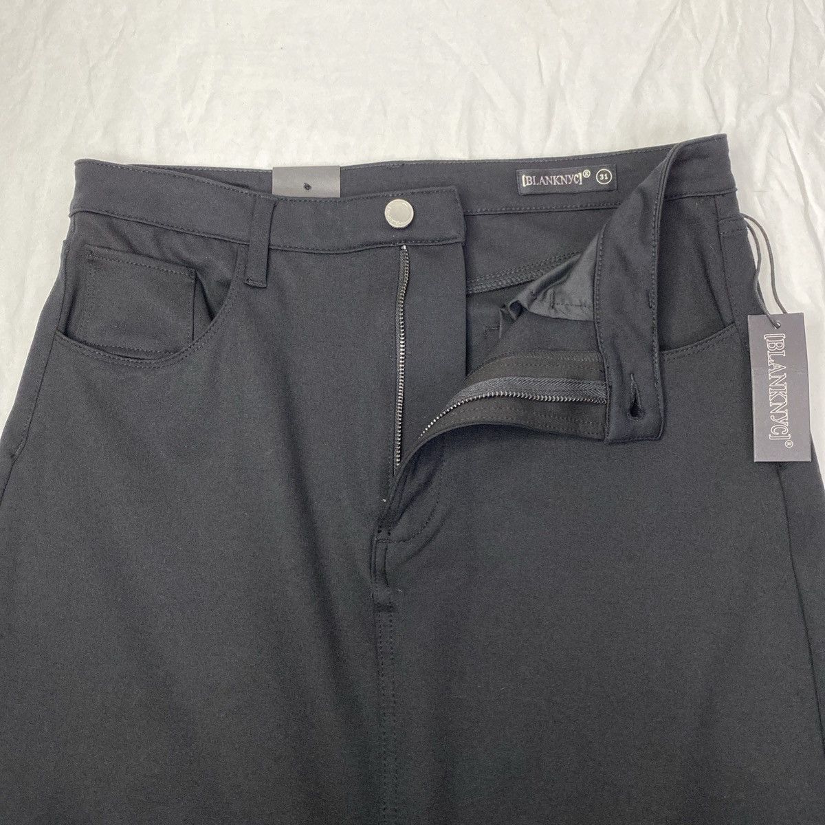 BLANKNYC BLANKNYC Women's Black Maxi Skirt Slit Pockets Sz 31 NWT Size 31" - 3 Thumbnail
