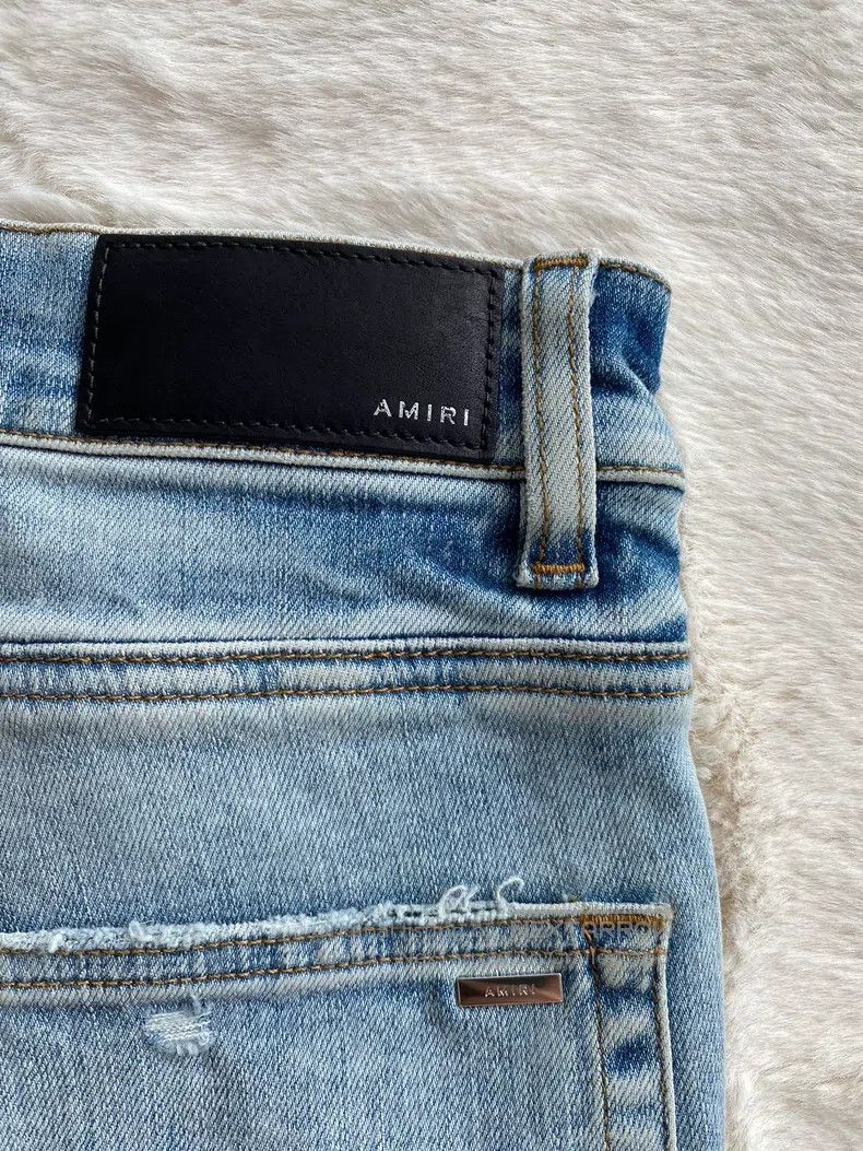 Amiri Amiri Size 29 Washed blue mx2 jeans Size US 29 - 2 Thumbnail