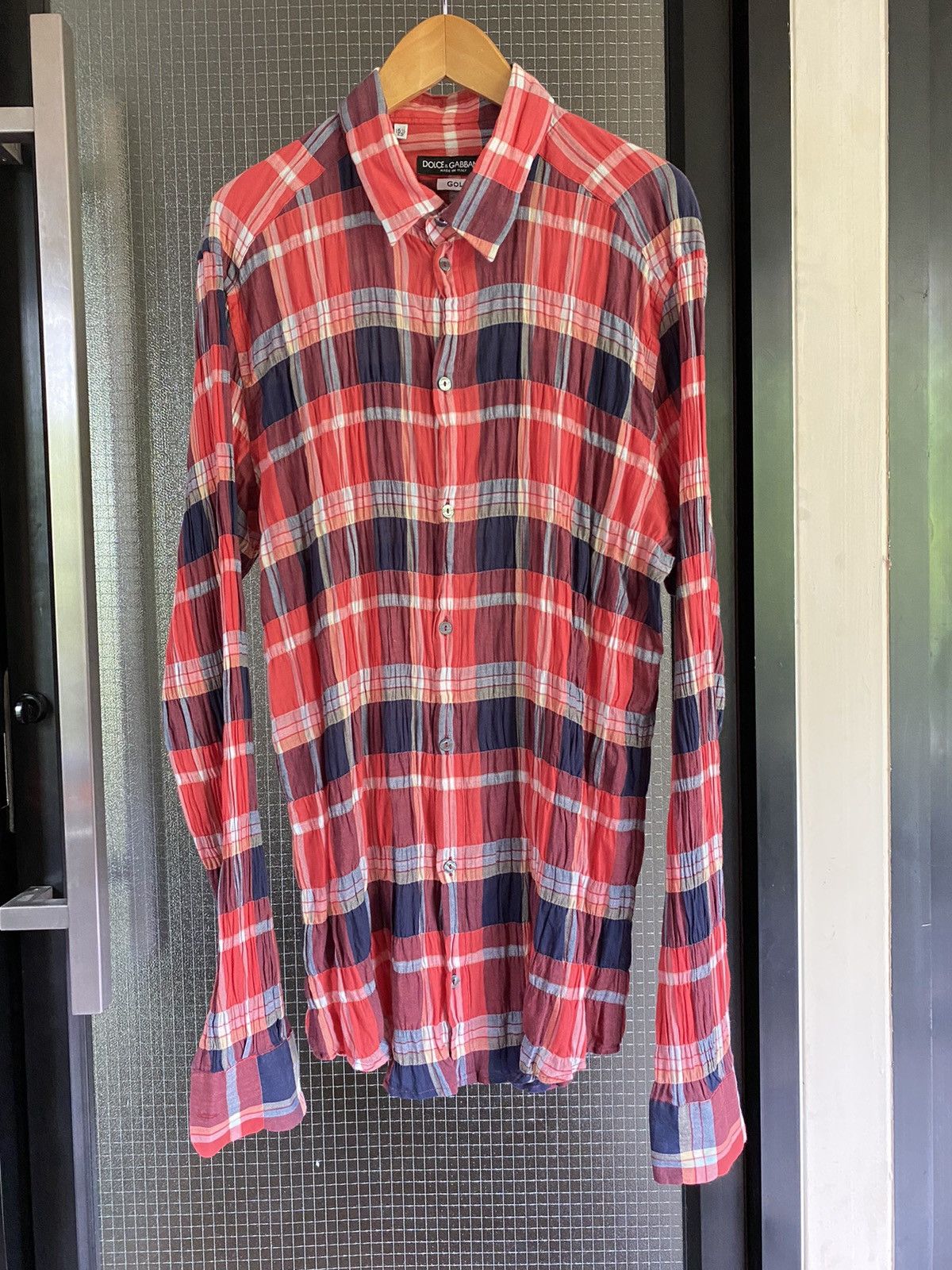 Dolce & Gabbana DOLCE & GABBANA® Rustic Plaid Flannel Size US XS / EU 42 / 0 - 6 Thumbnail
