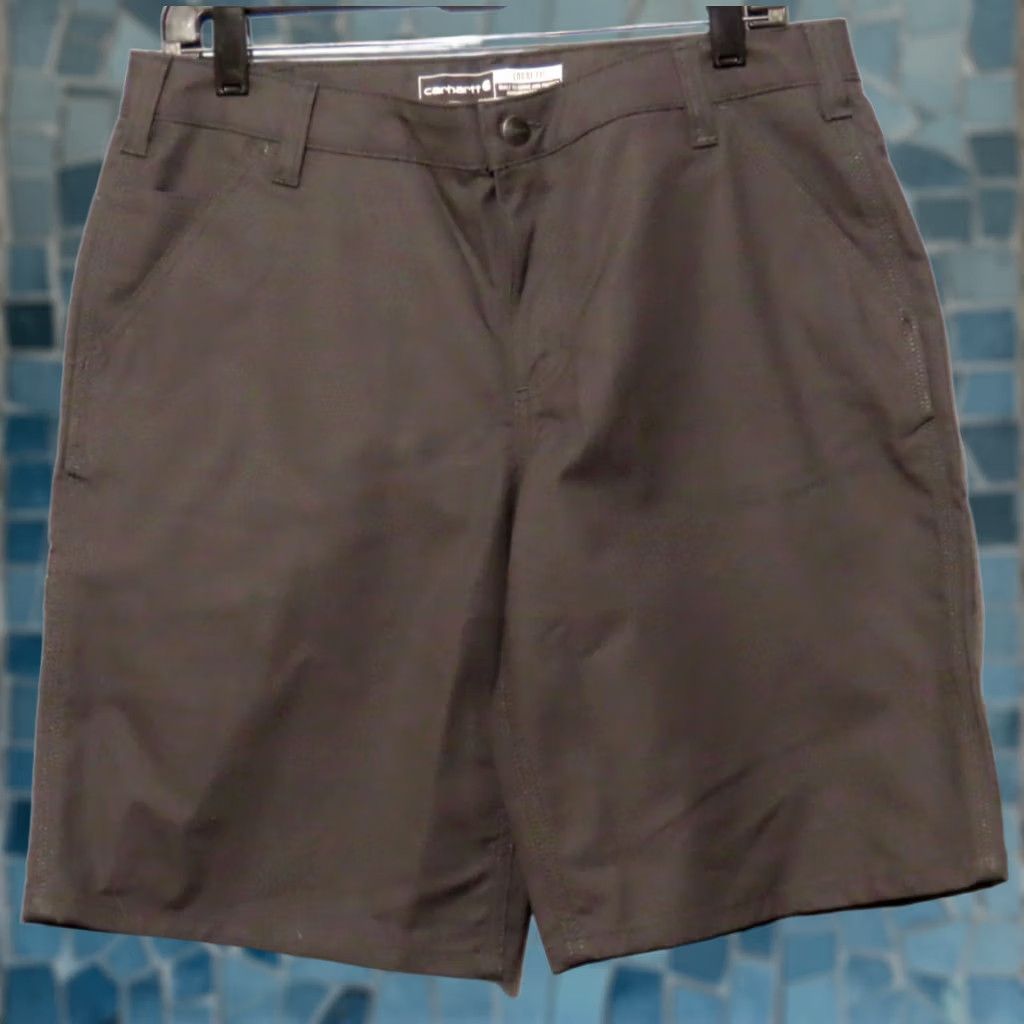Carhartt Carhartt Women's 12 Rugged Flex Loose Fit Cargo Shorts Gray NWOT Canvas Cotton Blend Jeans? Size 34" / US 12 / IT 48 - 1 Thumbnail