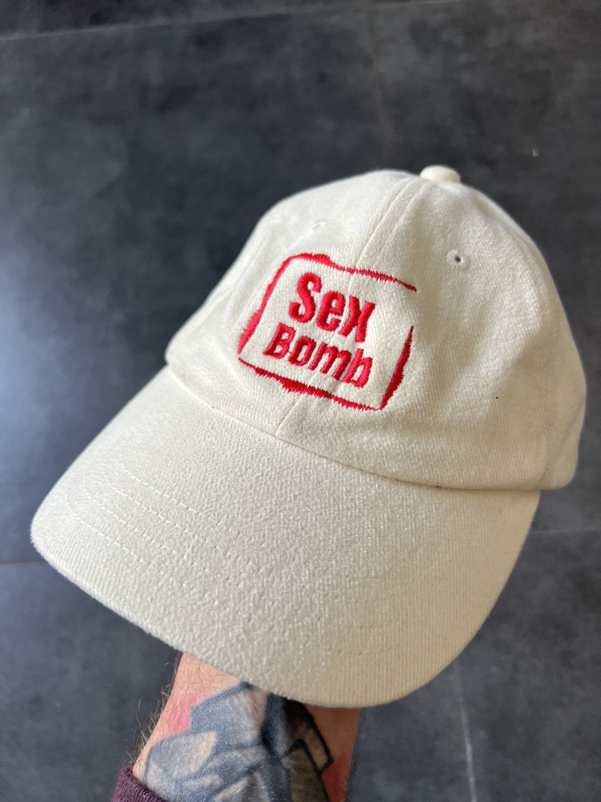 Humor Sex Bomb Y2K avant-garde cap | Grailed