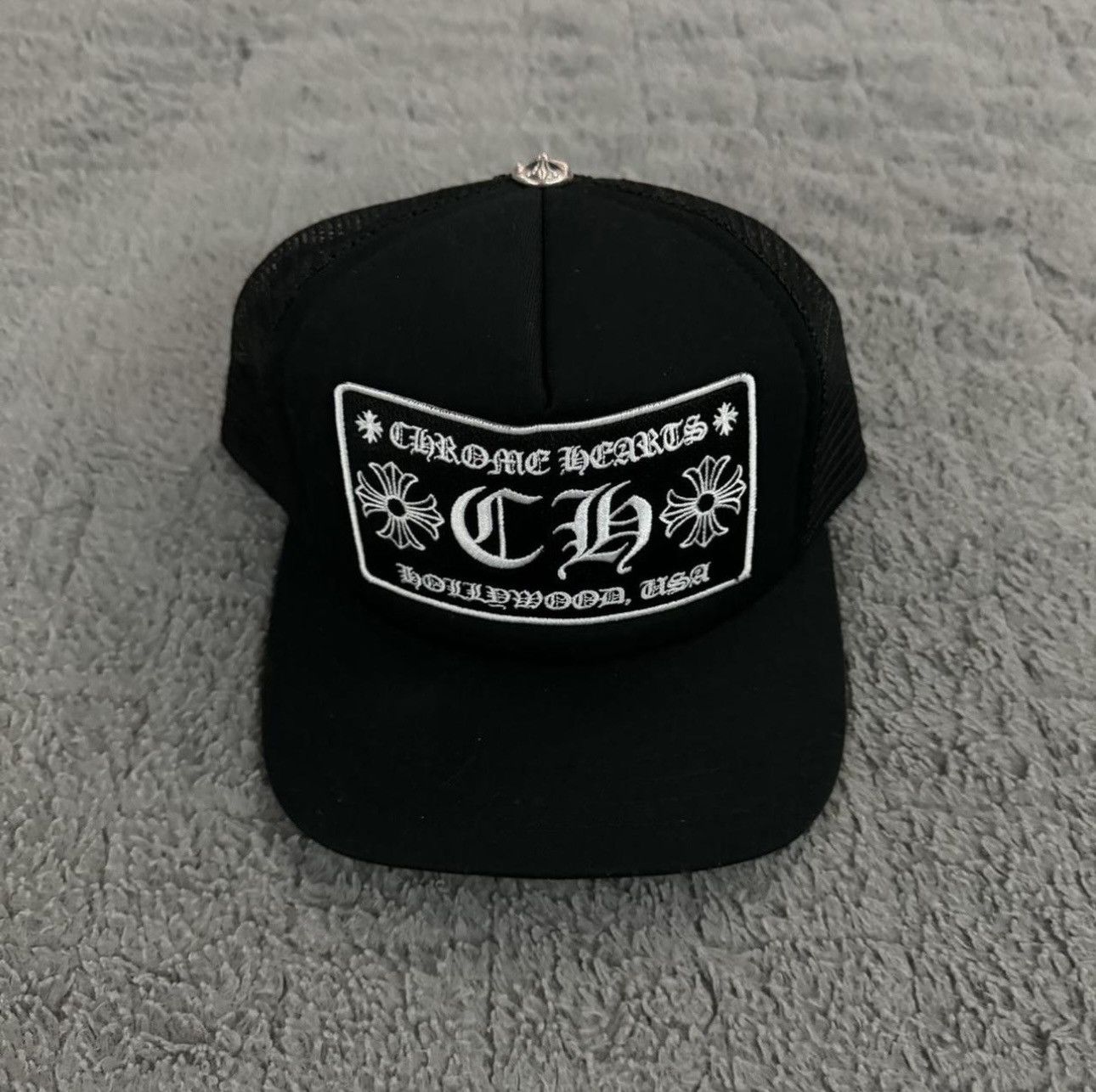 Chrome Hearts Chrome Hearts Hollywood USA Trucker Hat Size ONE SIZE - 1 Thumbnail