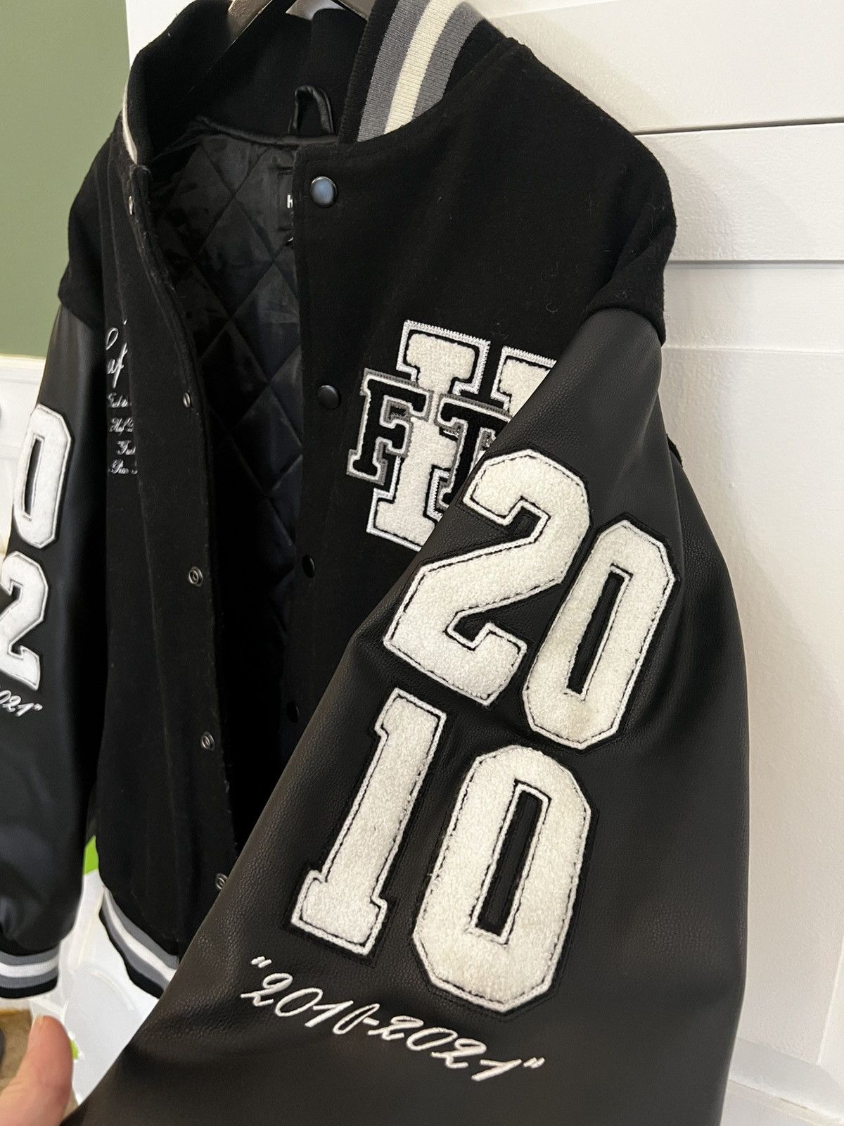 Fuck The Population × Huf FTP HUF Varsity Jacket Black/White Size US S / EU 44-46 / 1 - 3 Thumbnail
