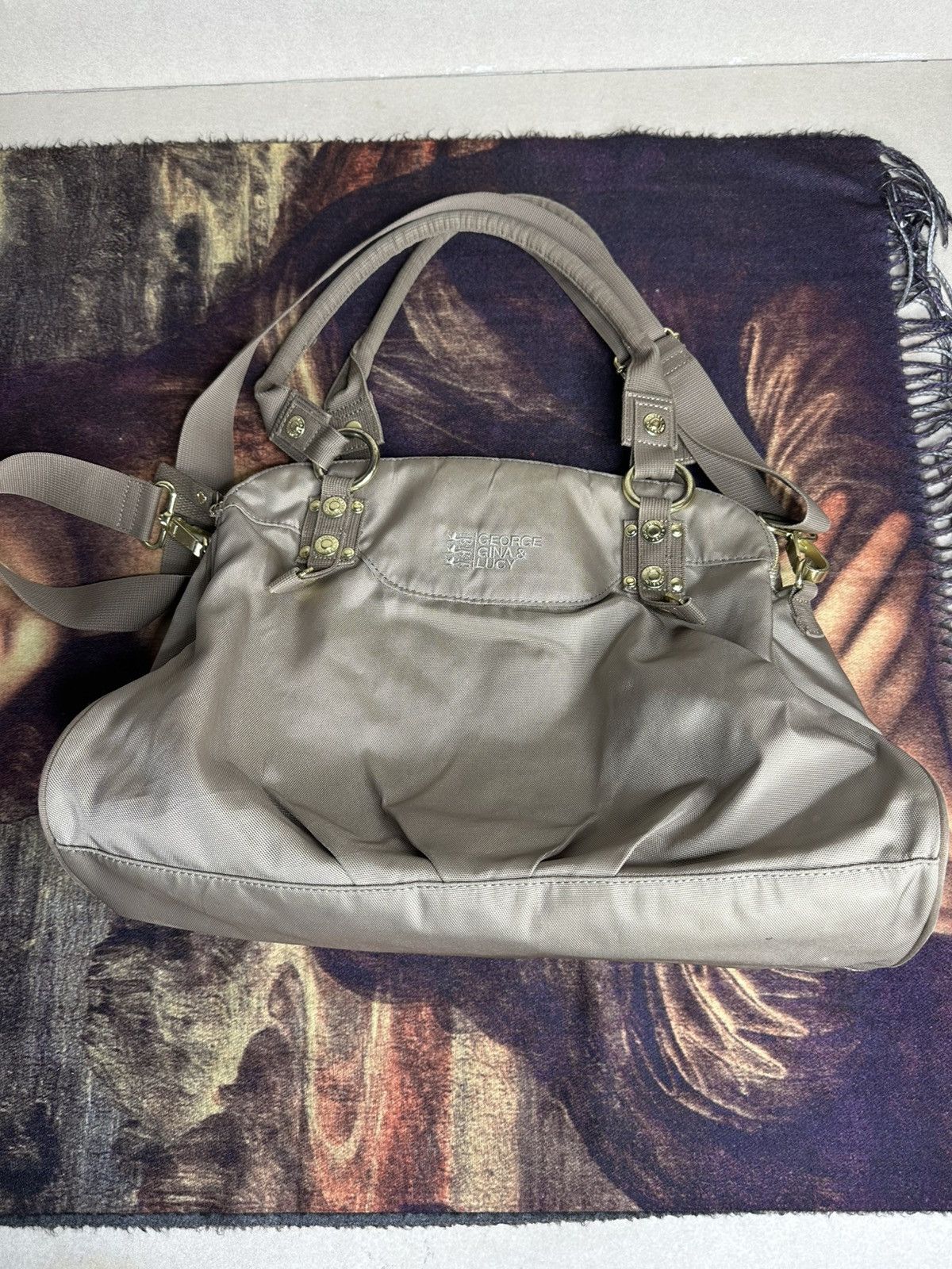 George Gina & Lucy George Gina & Lucy (S) MUTTY Y2K GGL Nylon Shoulder Handbag Size ONE SIZE - 6 Thumbnail