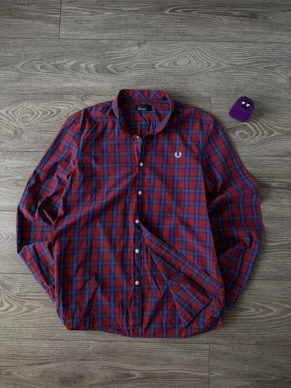 Fred Perry Fred Perry Embroidered Logo Cell Shirt Size US L / EU 52-54 / 3 - 1 Thumbnail