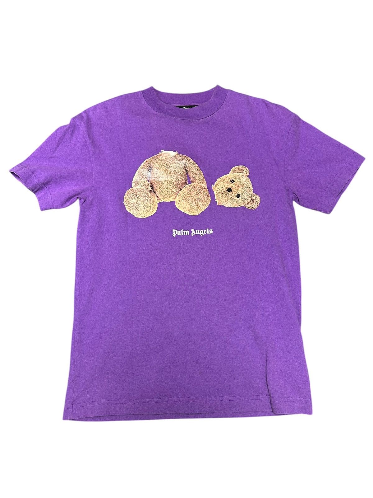 Palm Angels Palm Angels Bear Tee Purple - Extra Small Size US XS / EU 42 / 0 - 1 Thumbnail