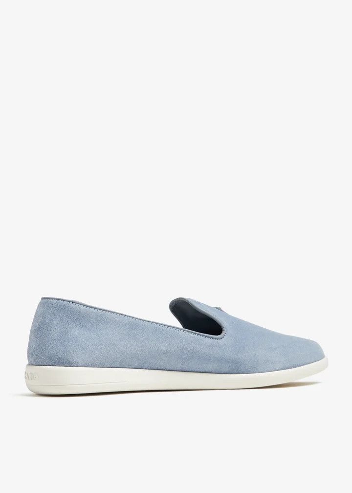 Prada o1srvl11e0226 Suede Slippers in Blue Size US 9 / EU 42 - 3 Thumbnail