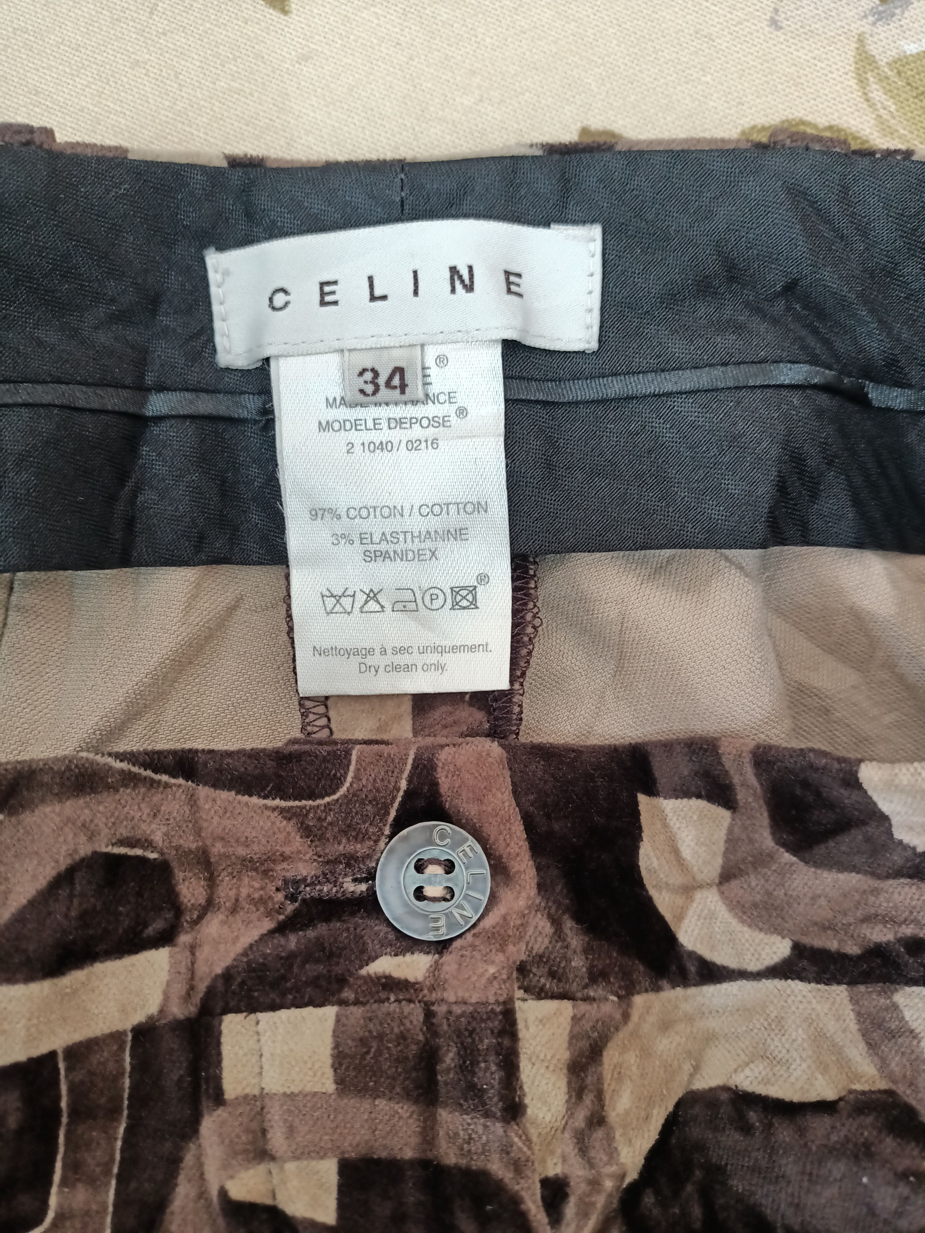 Celine Celine Paris bootcut pants Size 28" / US 6 / IT 42 - 3 Thumbnail