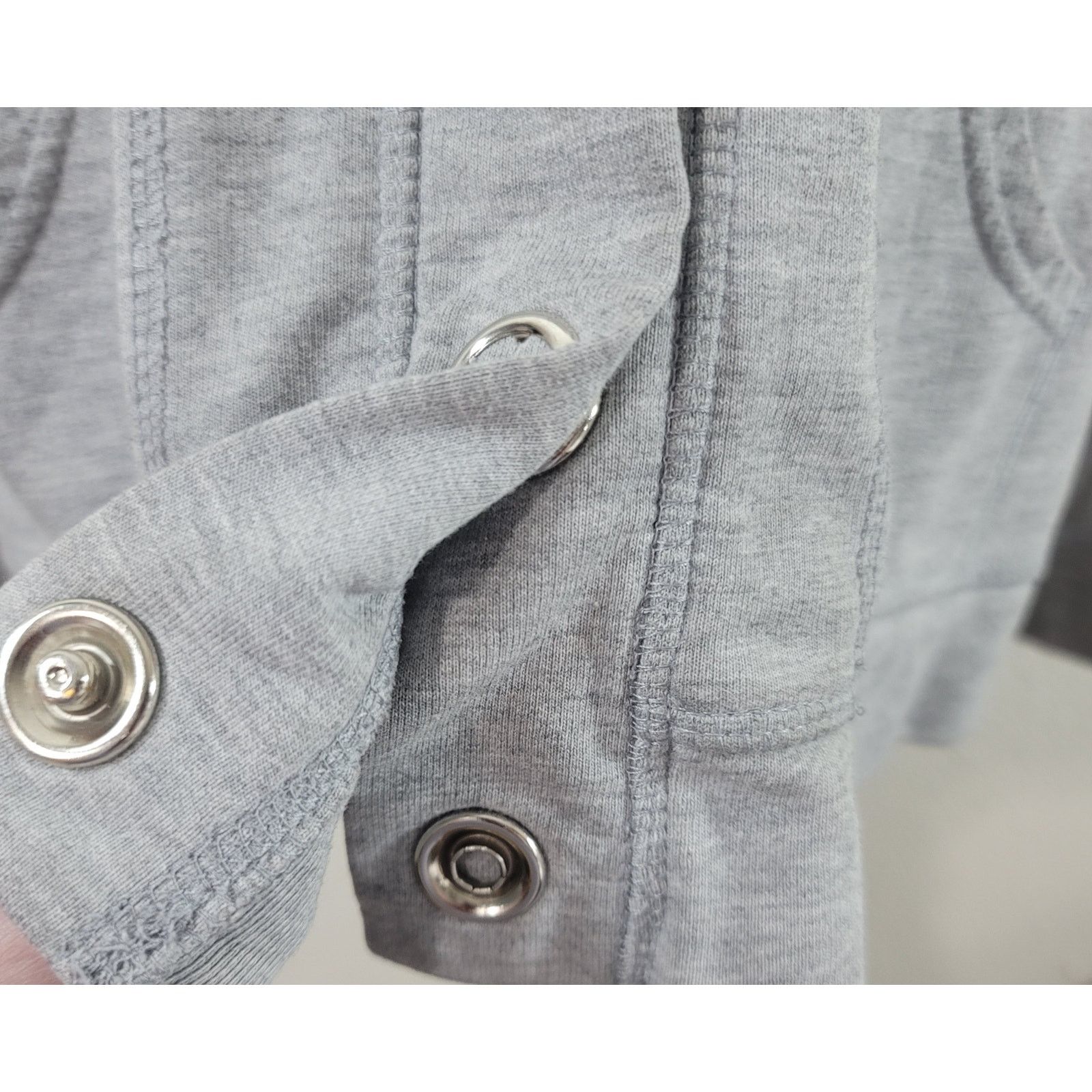 Other Cato Gray Heathered Snap Closure Pockets Hoodie XL Soft Size XL / US 12-14 / IT 48-50 - 2 Thumbnail