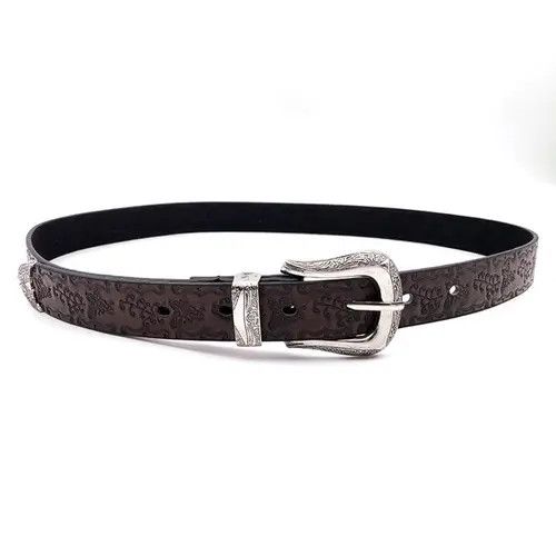Other 965Western Floral Embossed Leather Belt Size ONE SIZE - 6 Thumbnail