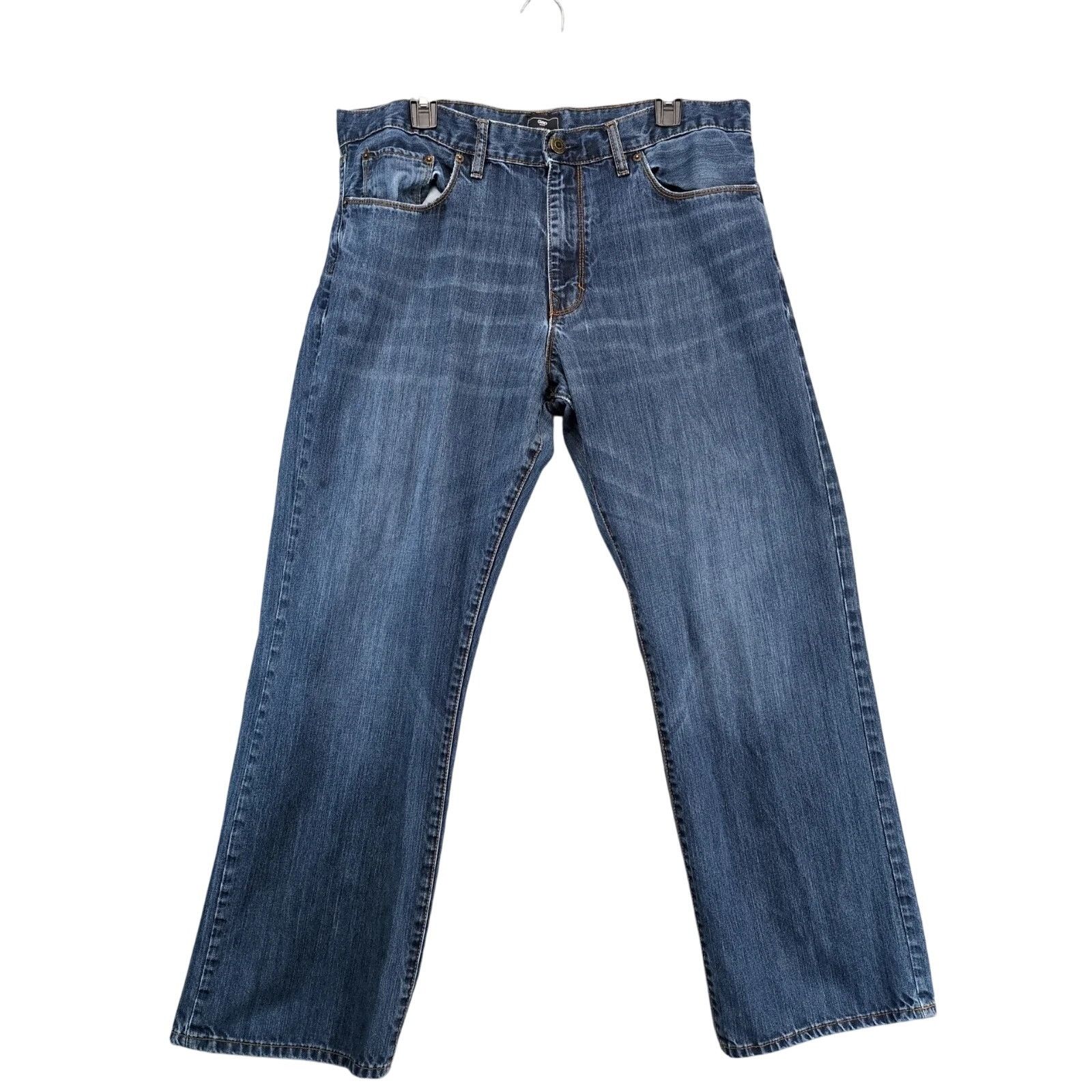 Gap Gap Loose Fit Jeans Men's 36x29 Dark Wash Straight Wide Leg Size US 35 - 1 Thumbnail