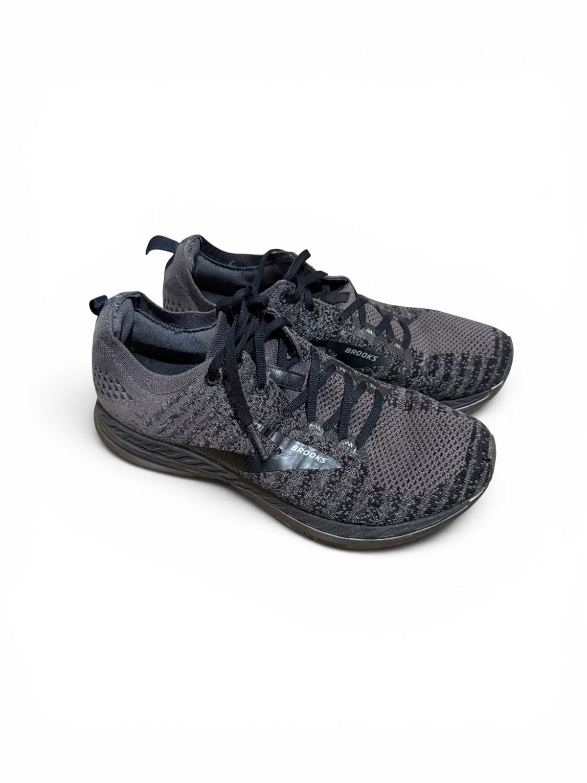 Brooks Brooks Bedlam 3 Men's Running Shoes Gray Black Knit Size 10 Size US 10 / EU 43 - 1 Thumbnail