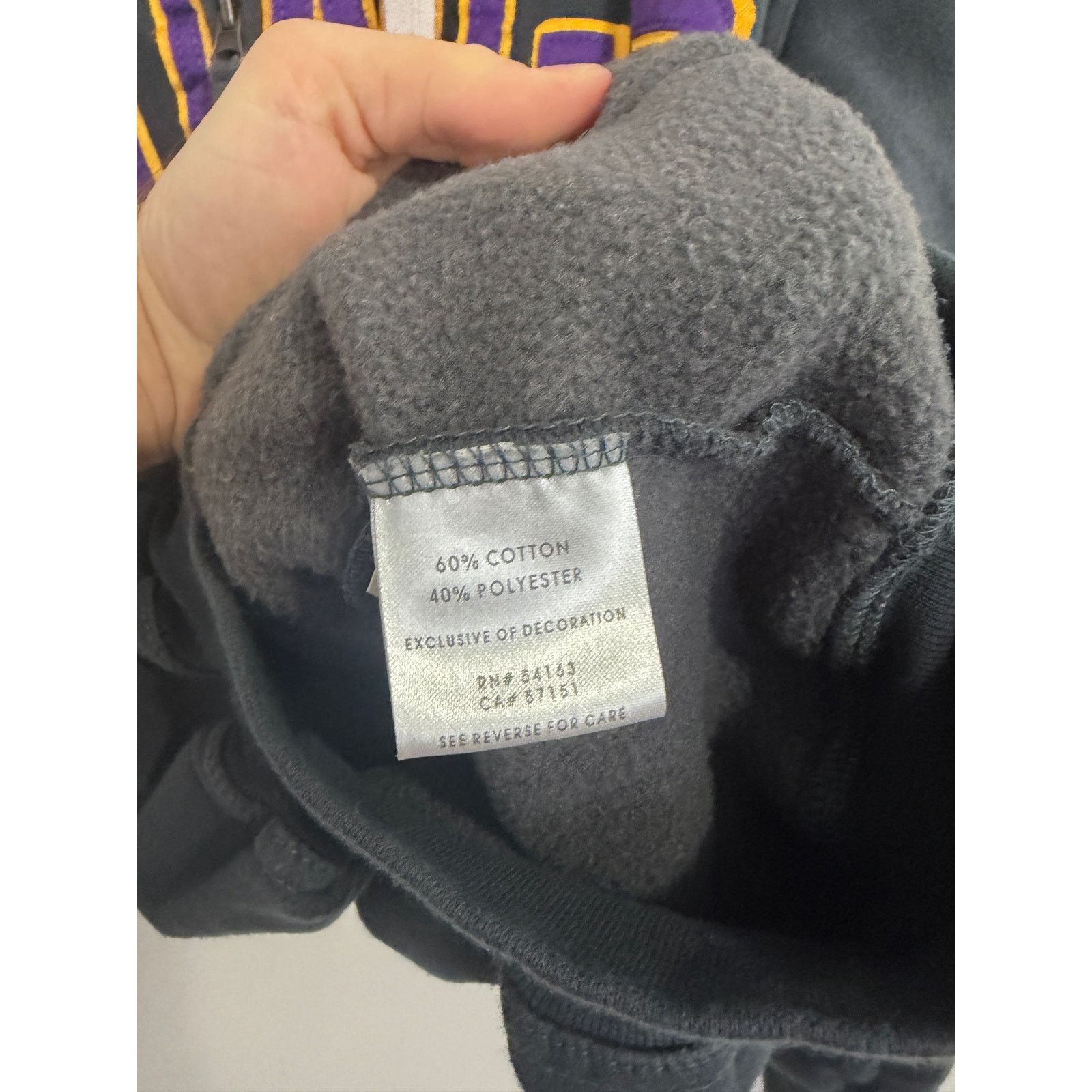 NFL Minnesota Vikings Full-Zip Hoodie Sweatshirt Size Small Size US S / EU 44-46 / 1 - 4 Thumbnail