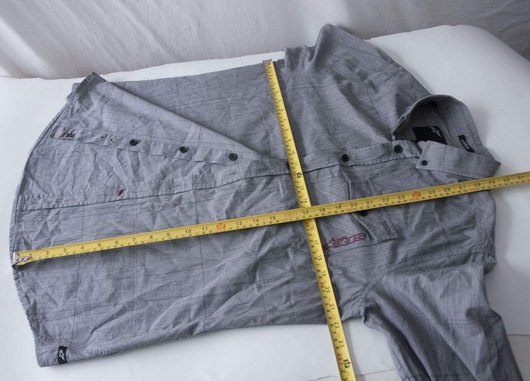 Alpinestars Alpinestars Shirt Button Size L Gray Size US L / EU 52-54 / 3 - 3 Thumbnail