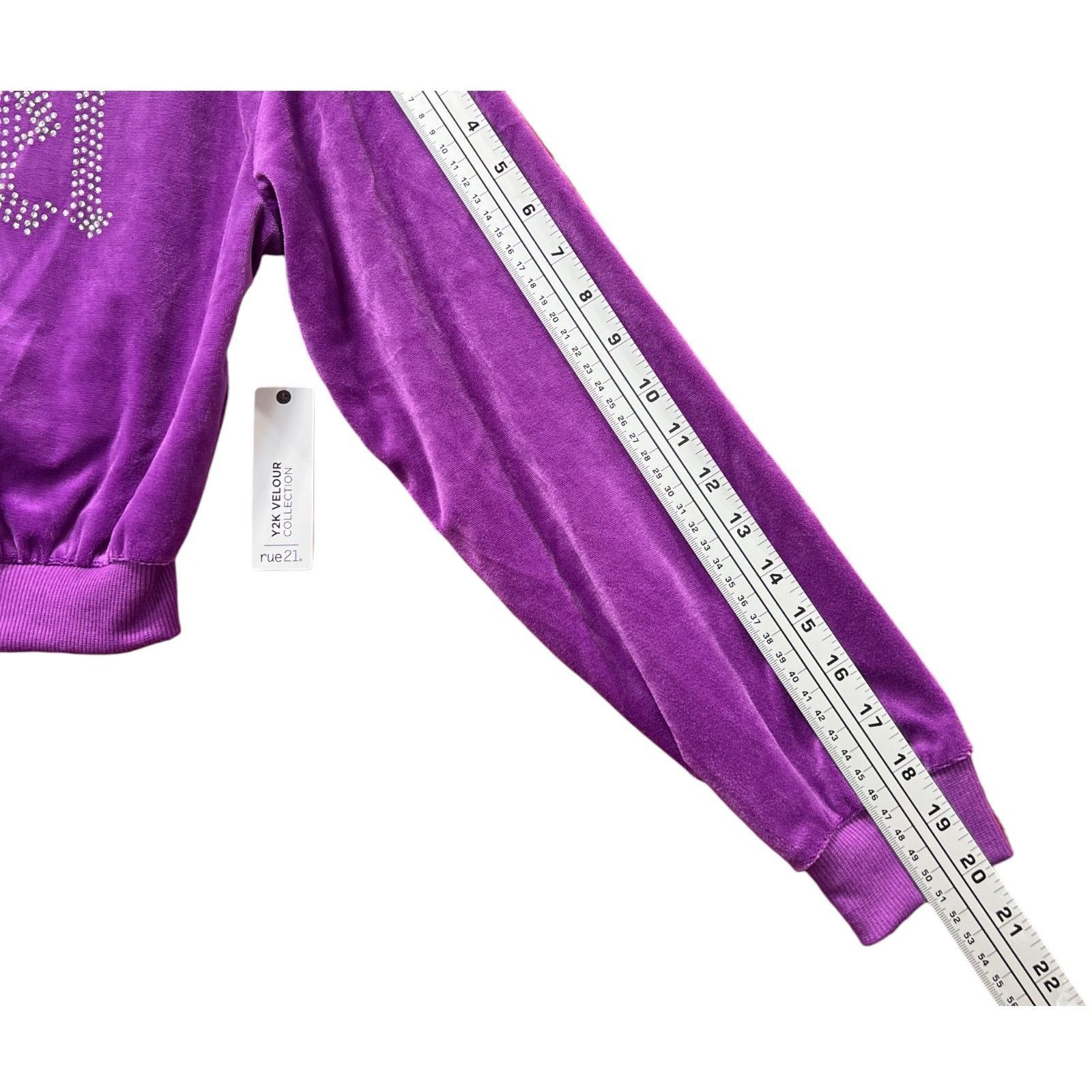 rue21 Rue 21 - Women's Long Sleeve Hooded Sweater - Purple - Small Size S / US 4 / IT 40 - 6 Thumbnail