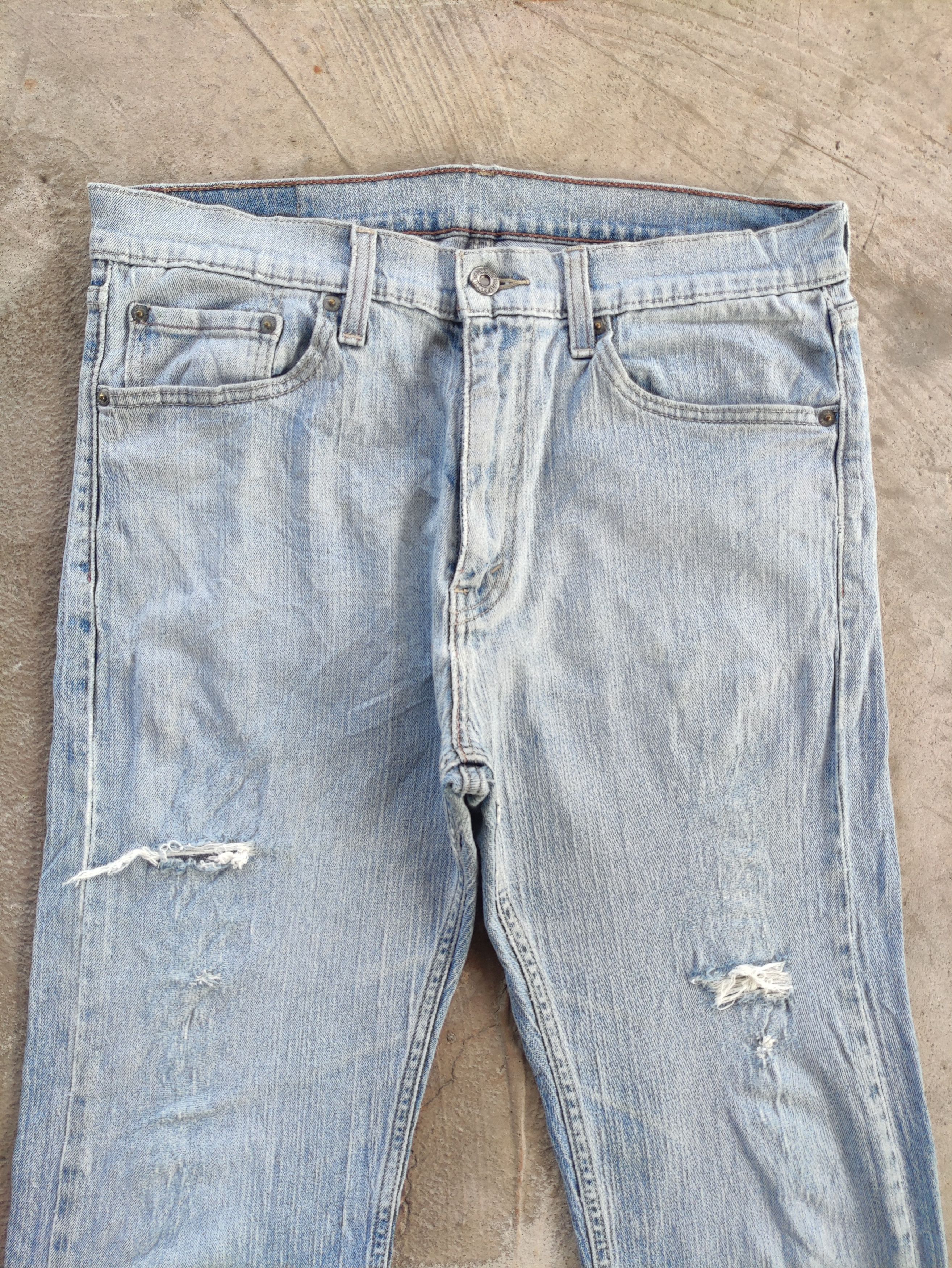 Levi's Vintage Levis Jean Distressed Faded Denim Pants Size US 33 - 3 Thumbnail