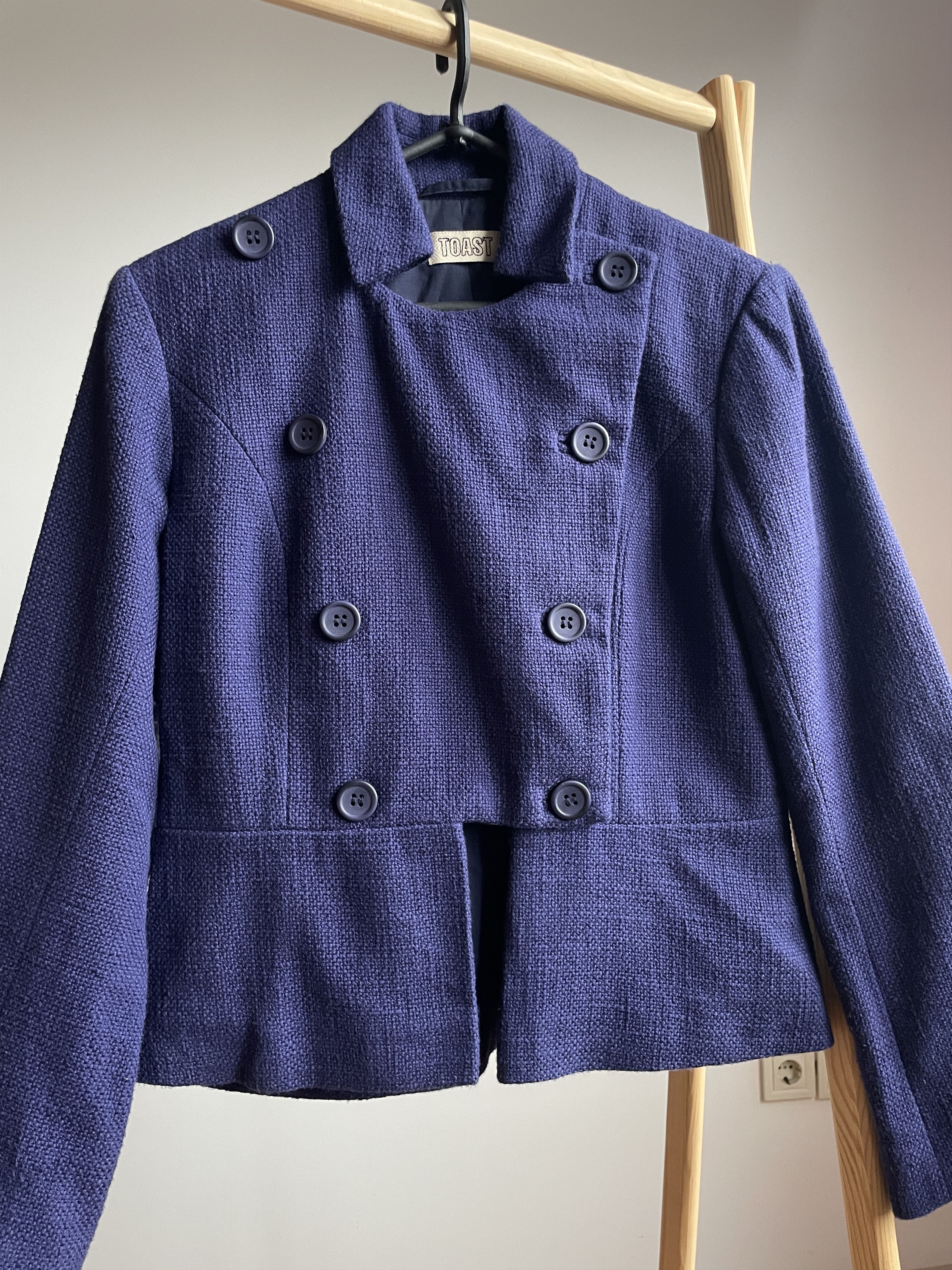 Other Toast Boucle Moon Tweed Womens Double Breasted Jacket Size M / US 6-8 / IT 42-44 - 4 Thumbnail