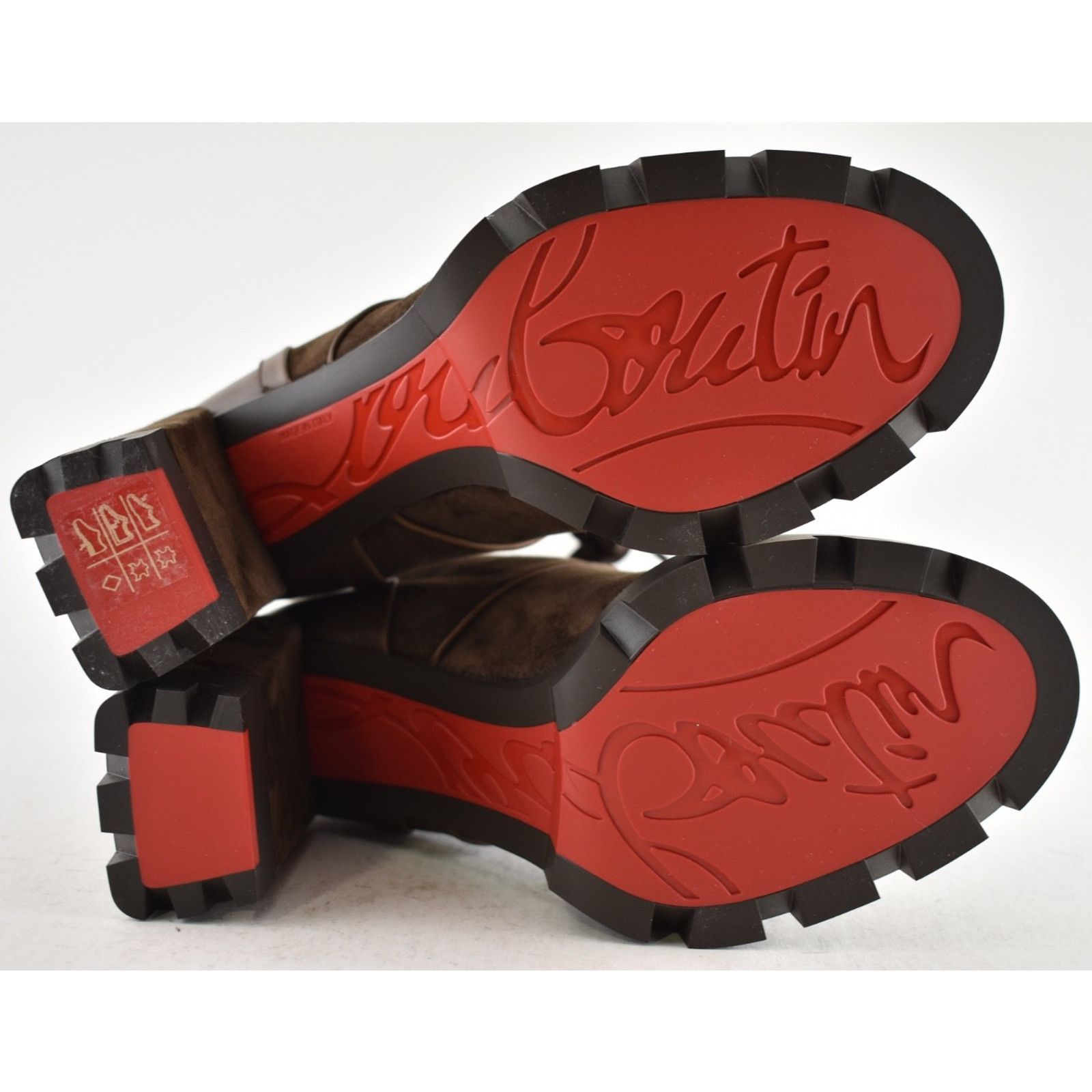 Christian Louboutin Christian Louboutin Macademia 100 Brown Platform Block Size US 9.5 / IT 39.5 - 14 Thumbnail