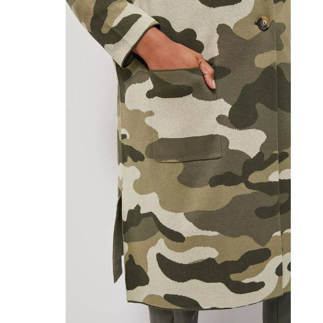 Anthropologie New Anthropologie Maeve Kieran Sweater Coat $158 SMALL Camo Size S / US 4 / IT 40 - 3 Thumbnail