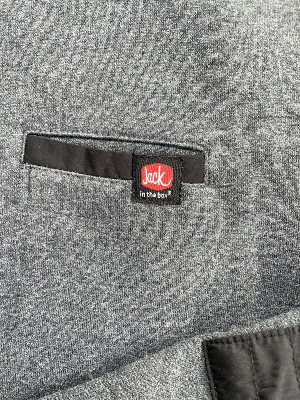 Other Vintage Jack In The Box Grey Zip Up Sweater Size US M / EU 48-50 / 2 - 2 Thumbnail