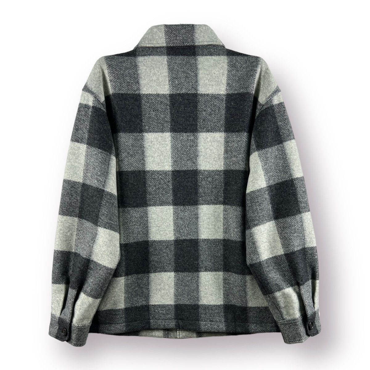 Japanese Brand × Uniqlo 🔥 UNIQLO plaid wool heavy jacket Size US M / EU 48-50 / 2 - 9 Thumbnail