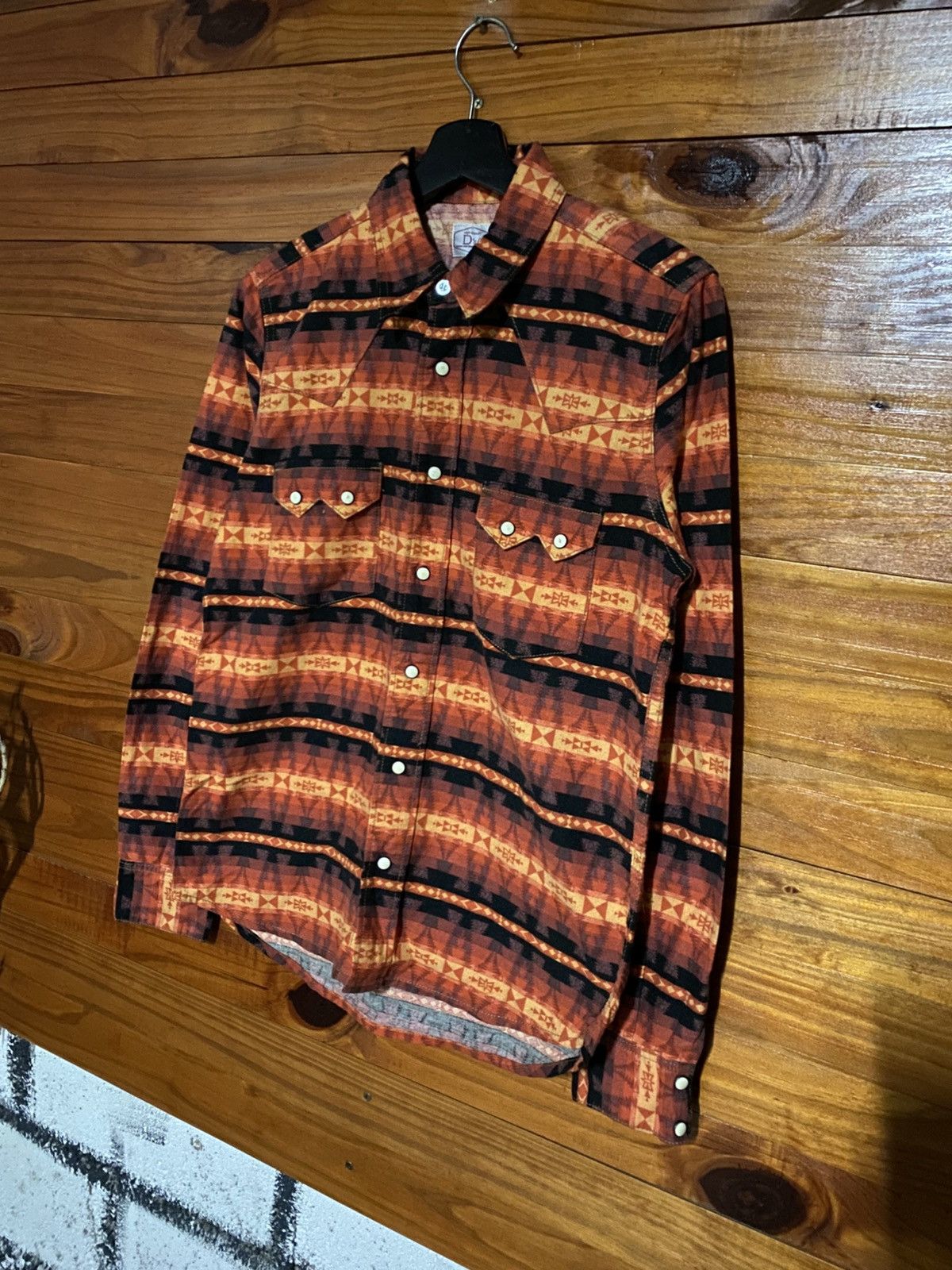 URBAN RESEARCH DOORS Urban Research DOORS Tribal Pattern Cotton Shirt Japanese Size US S / EU 44-46 / 1 - 4 Thumbnail