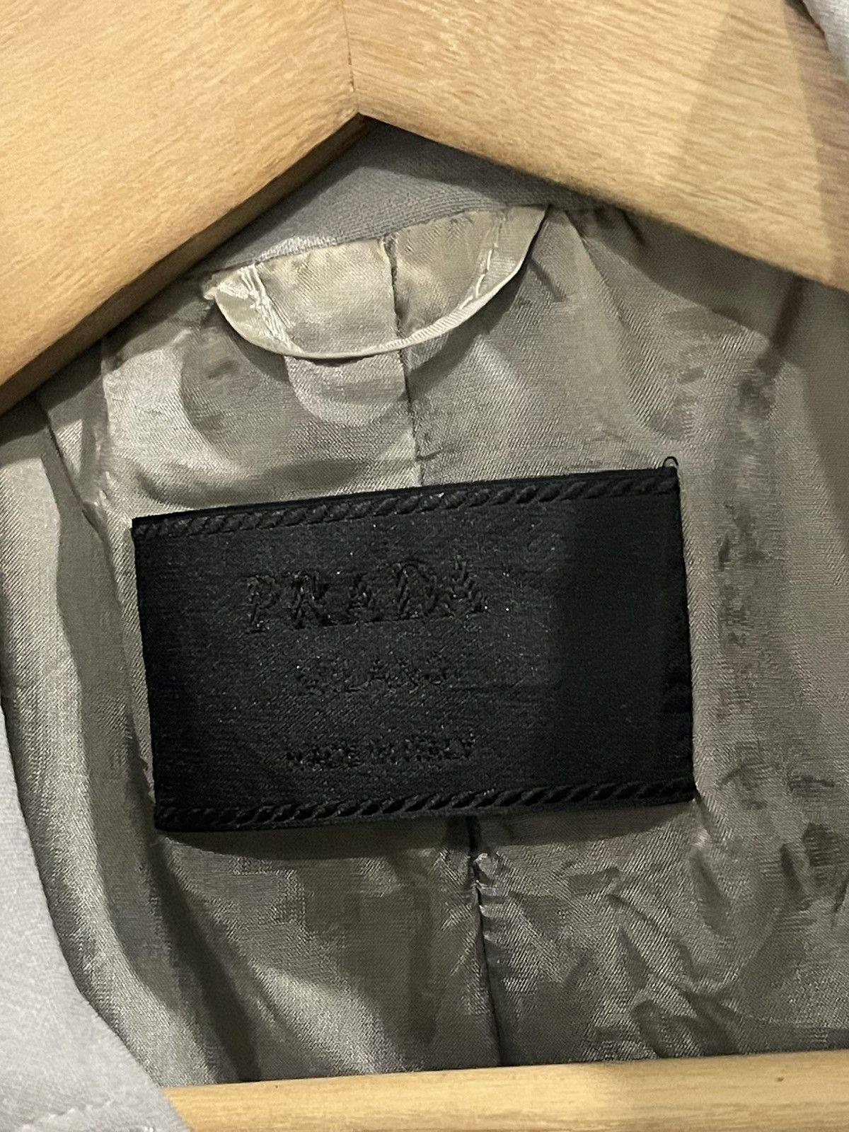 Prada × Vintage Vintage Prada Milano Snap Button Jacket Size XXS / US 00 / IT 34 - 17 Thumbnail